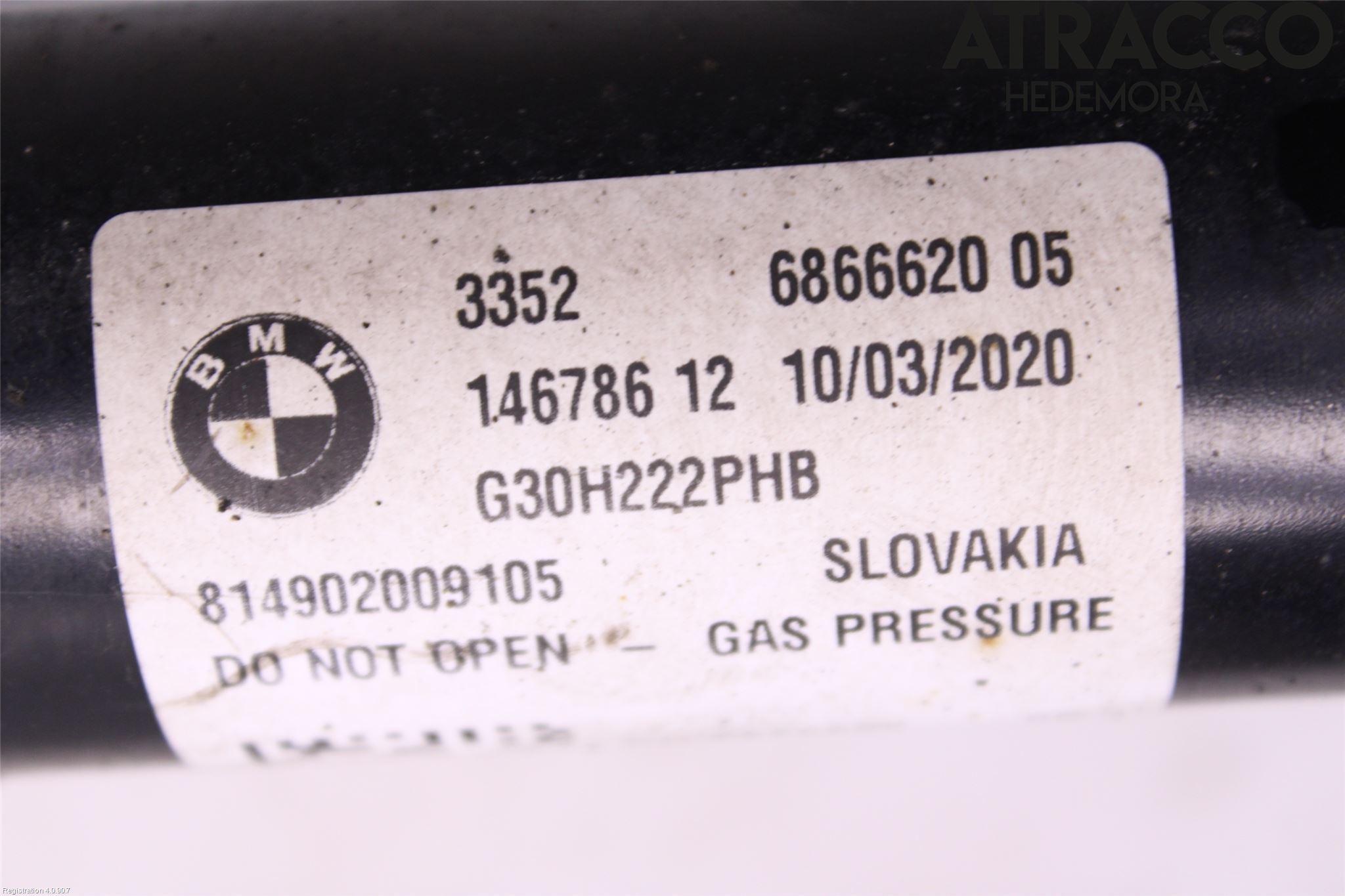 BMW 5 G30/G31/F90 17-23 Fjærbein Bak Venstre