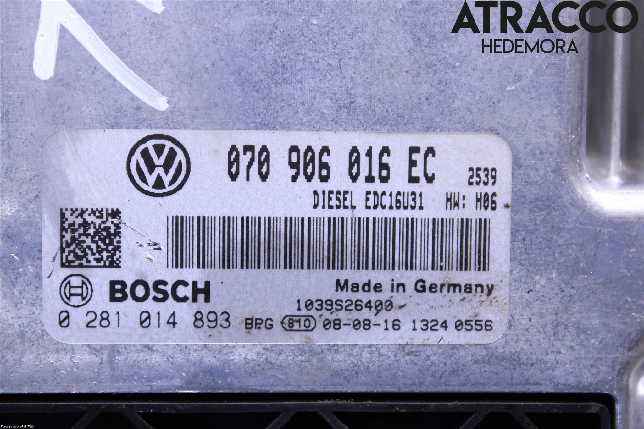 Volkswagen VW TRANSP/CARAVELLE (T5) 04-15 Styreenhet Dieselpumpe