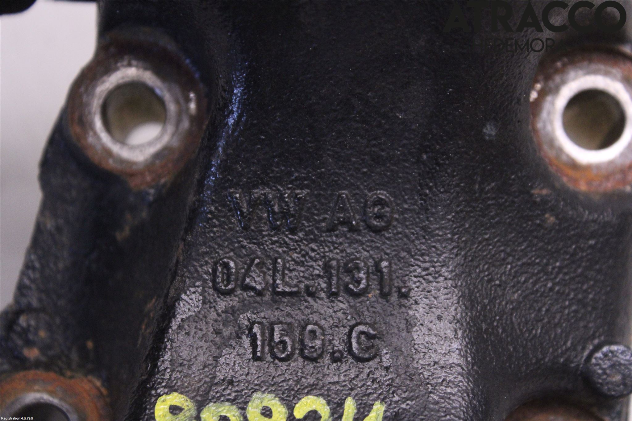Audi A4/S4 B9 16-19 Motor Feste Stål-Alu
