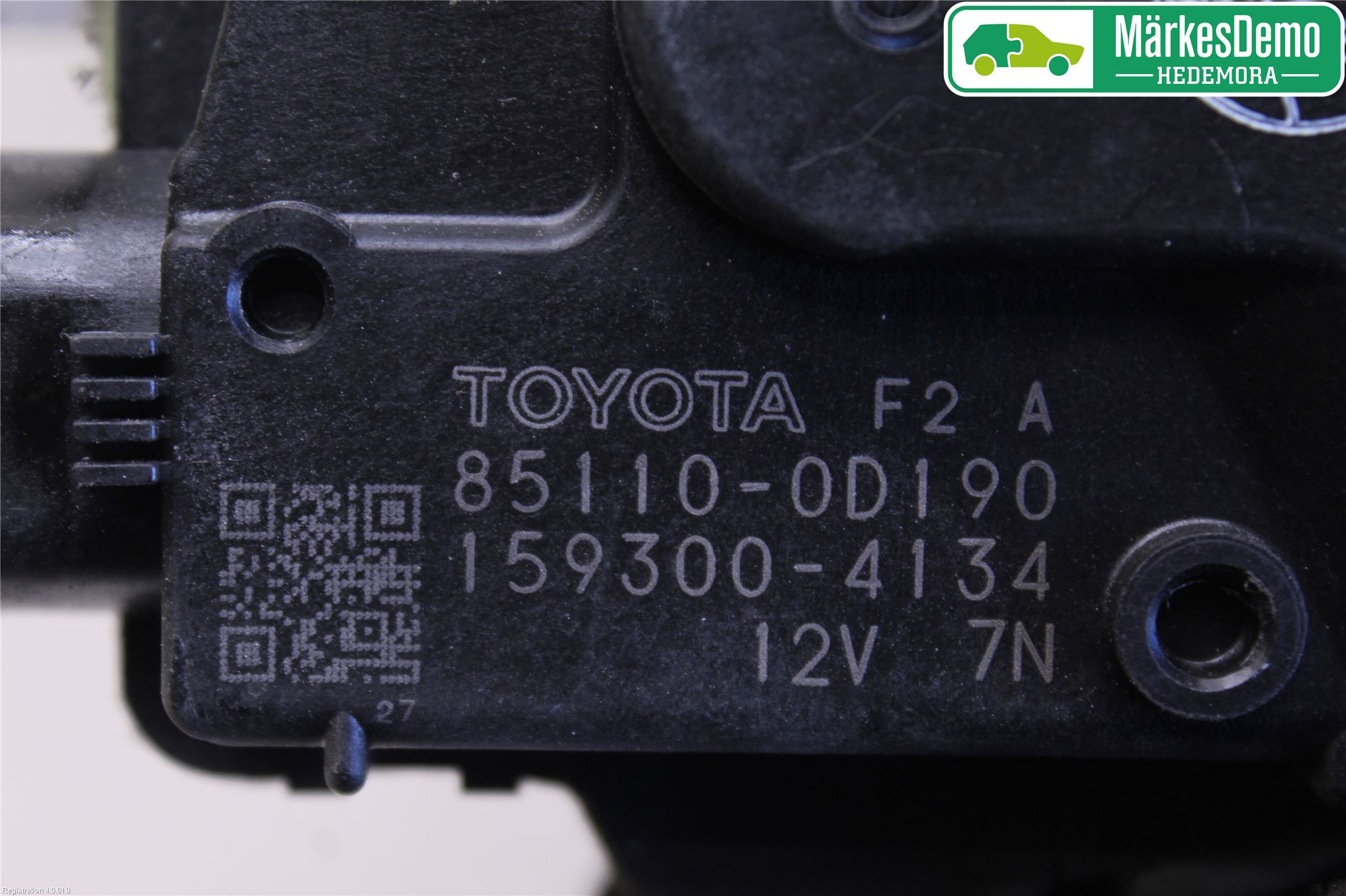 Toyota YARIS XP130 12-14 Viskermotor Frontrute