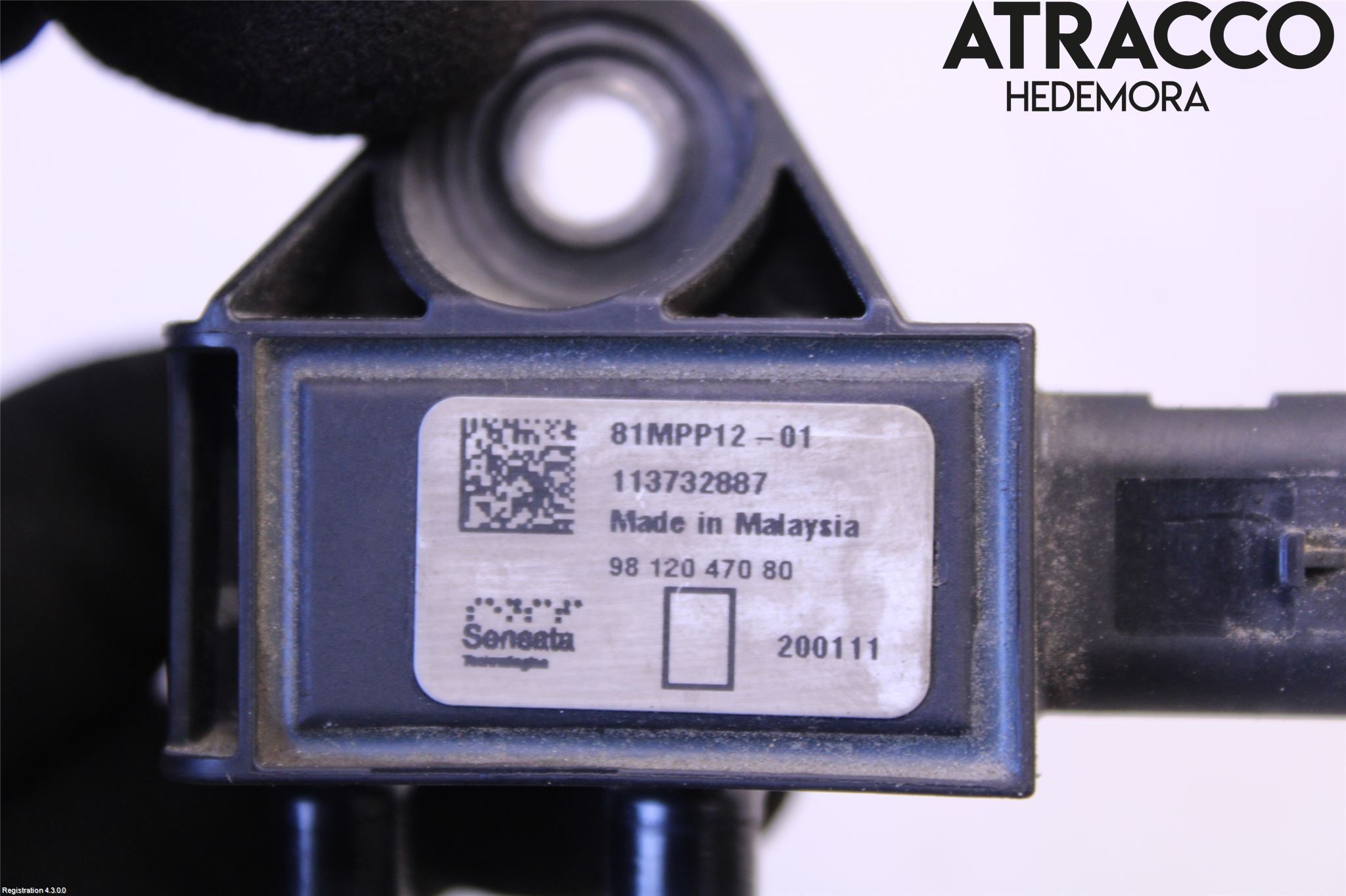 Opel CORSA F, CORSA-E 20- Sensor Temp-Trykk Avgass