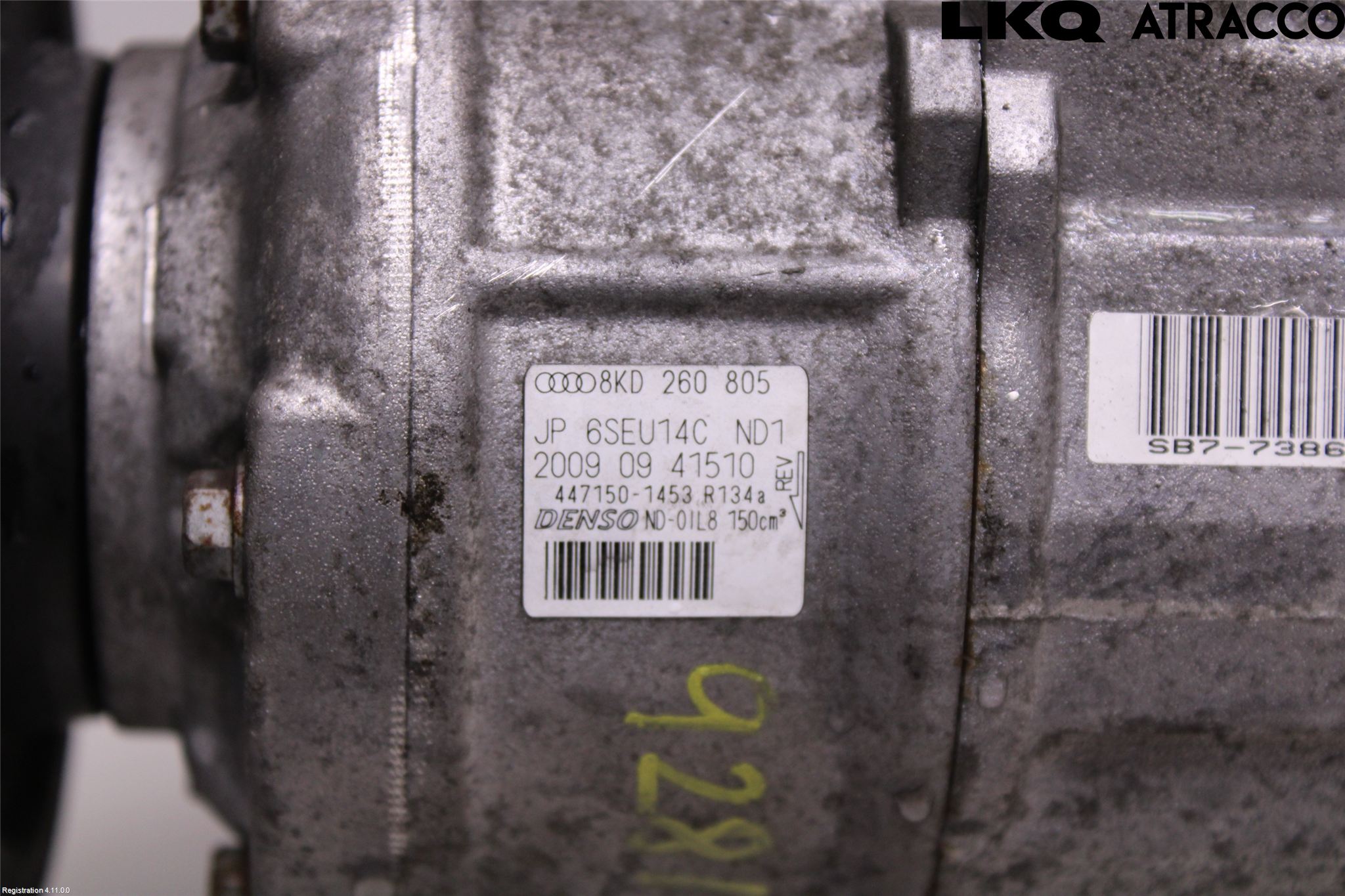 Audi A5 07-16 Varme Ac Kompressor