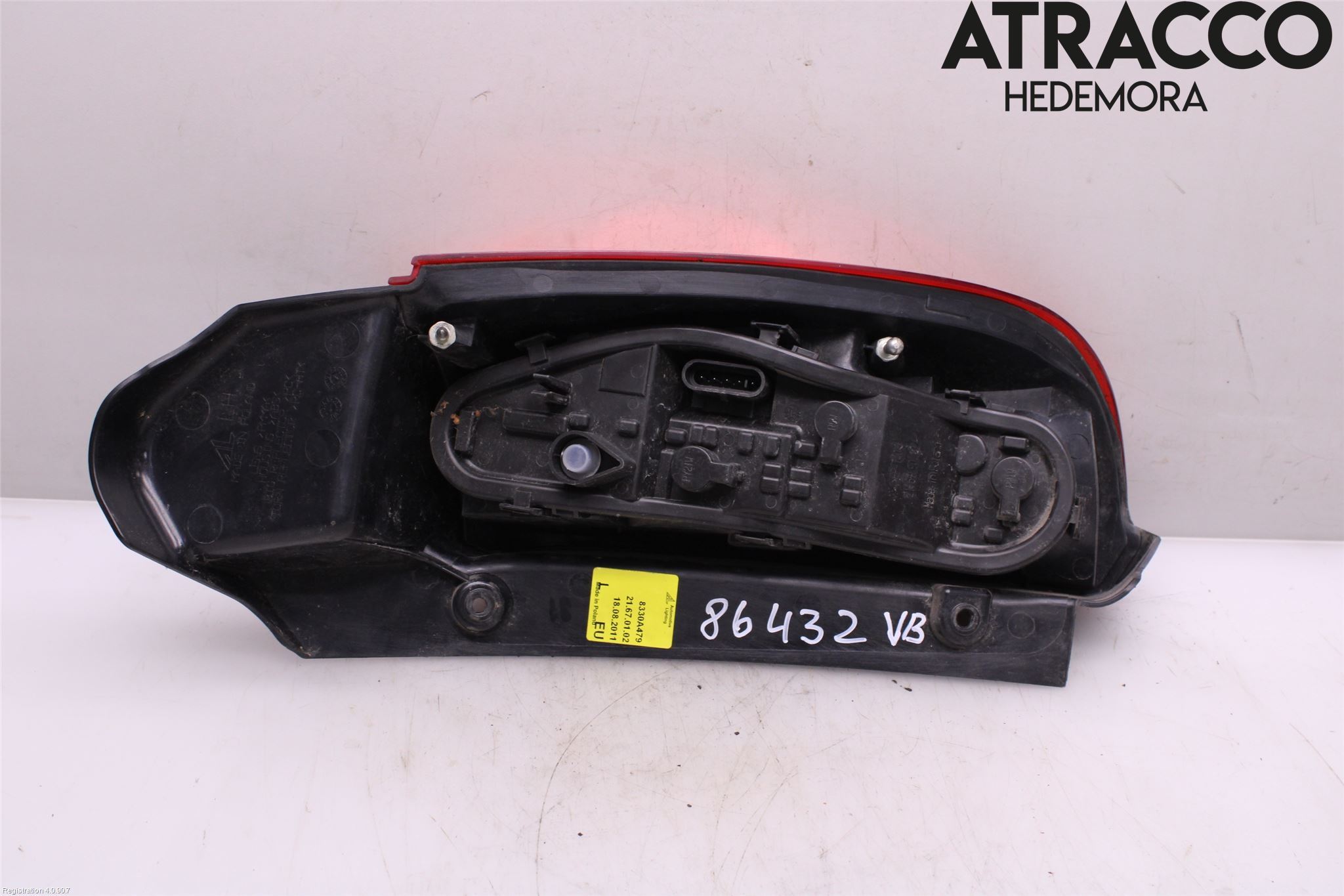 Mitsubishi COLT 09-13 Baklykt Venstre