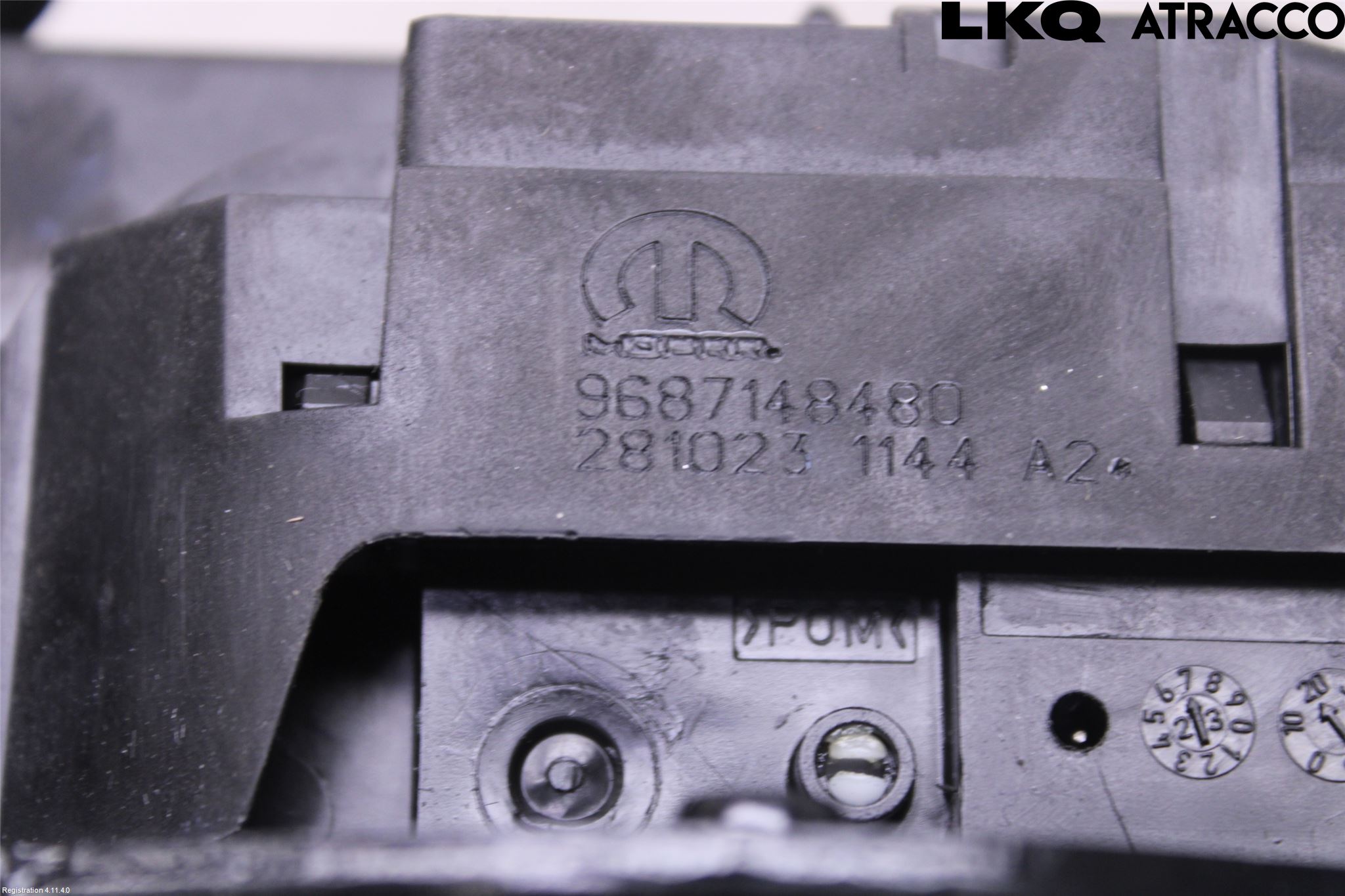 Peugeot 408 22- Bakluke-Lokk Låsekasse