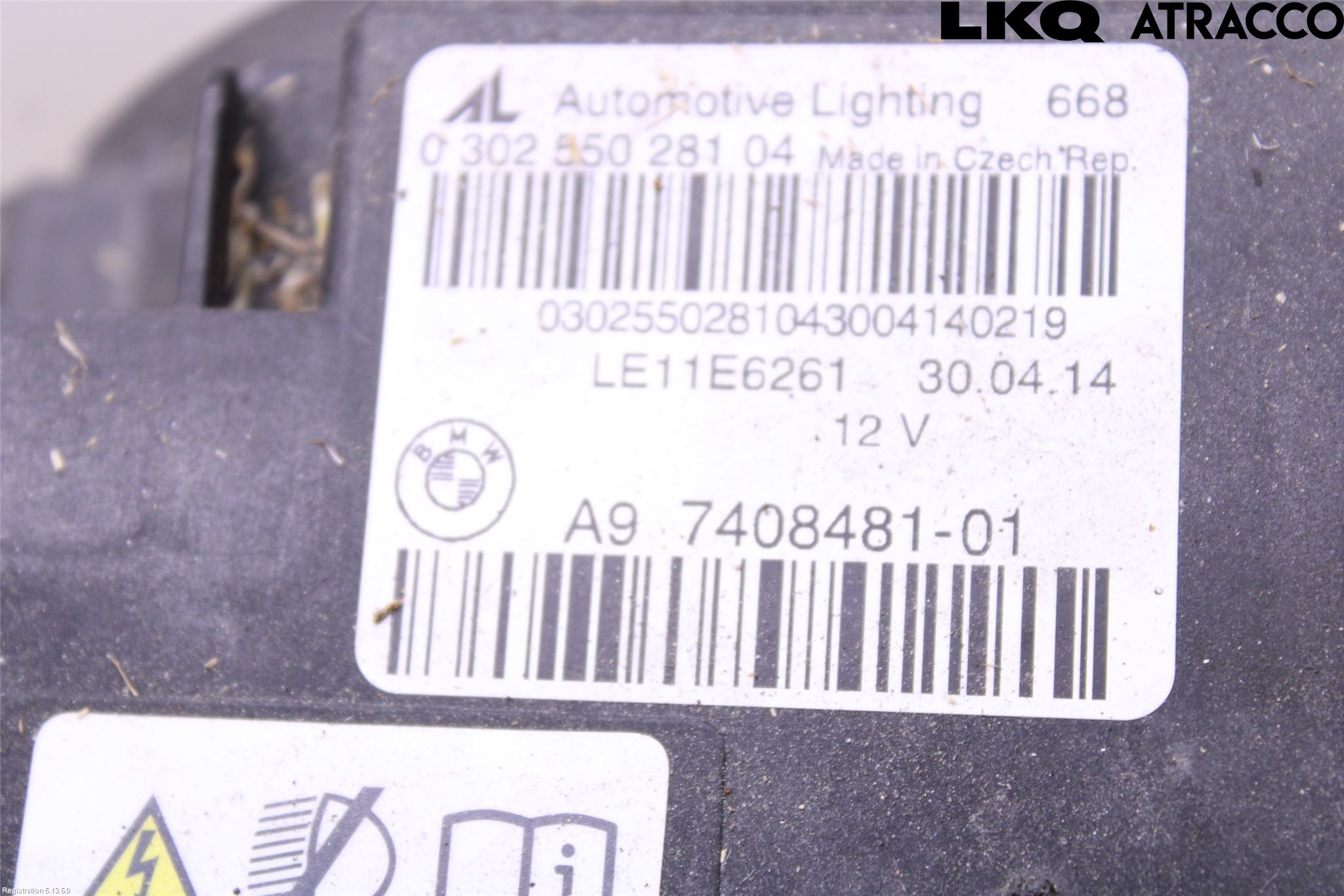 BMW 4 F32/F33/F82/F83 13-20 Frontlykt Venstre