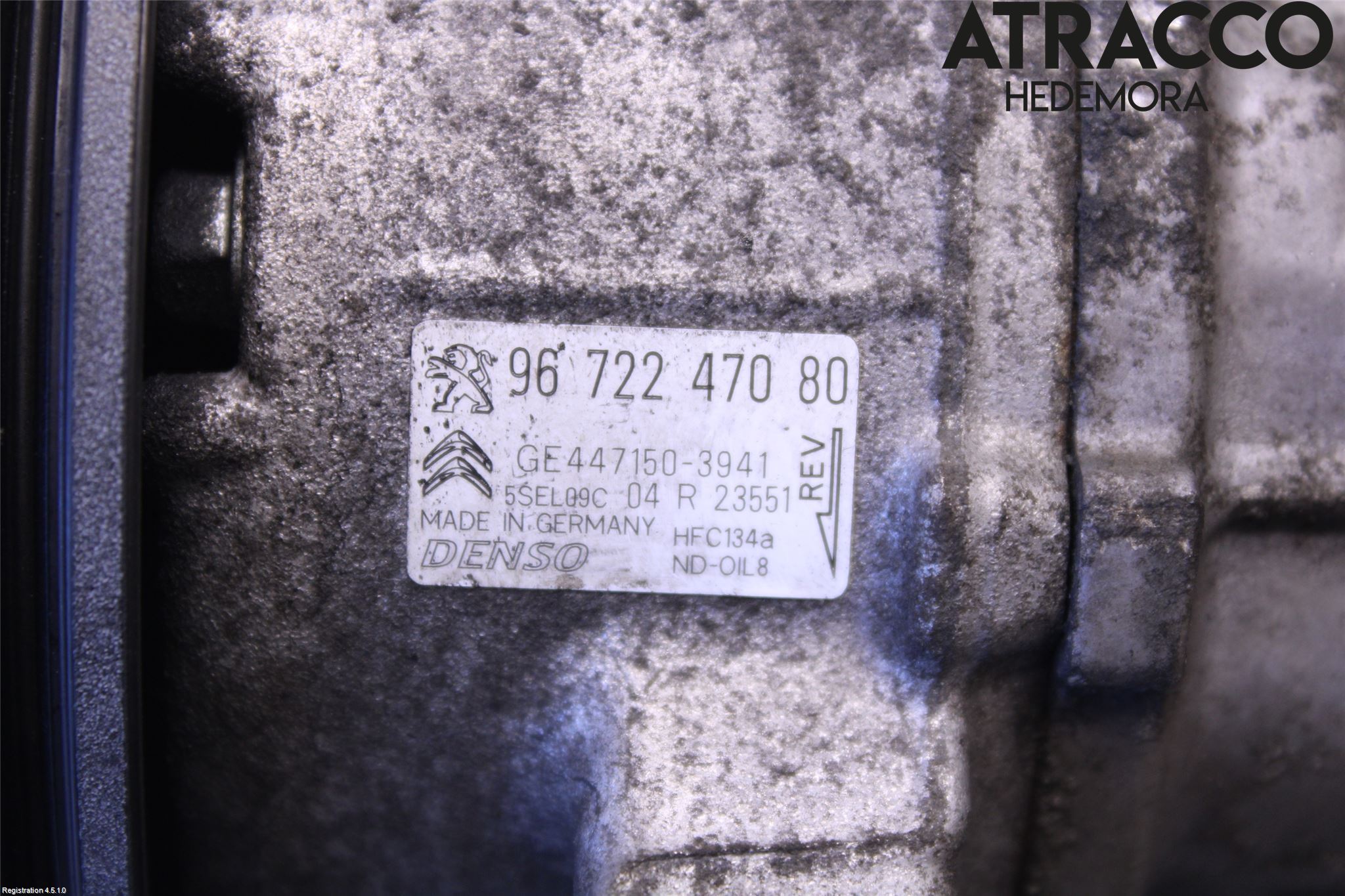 Peugeot 208 12-15 Varme Ac Kompressor