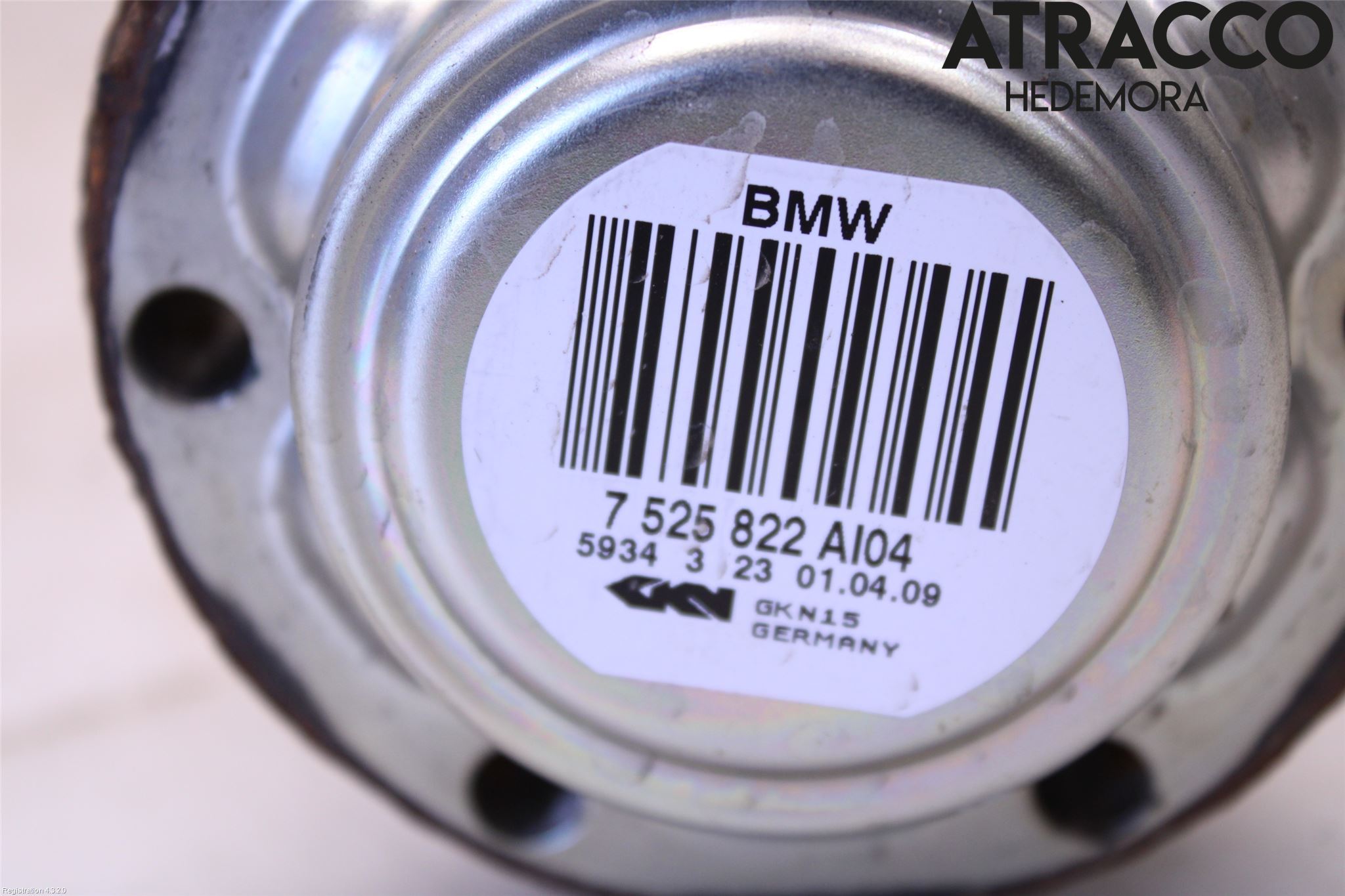 BMW 3 E90/91 SED/TOU 05-12 Drivaksel Bak Kompl Høyre