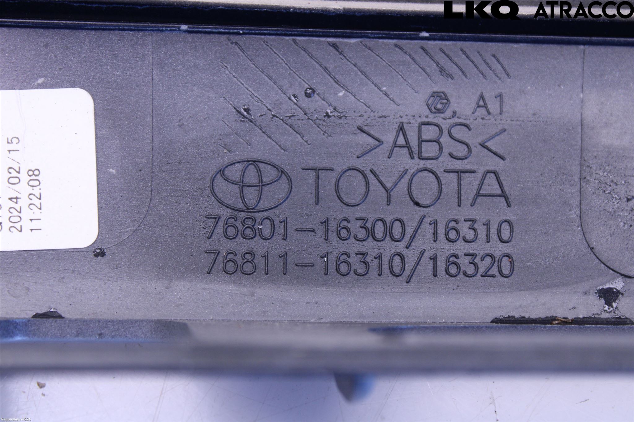Toyota COROLLA CROSS XG10 22- List Bak-Bakluke