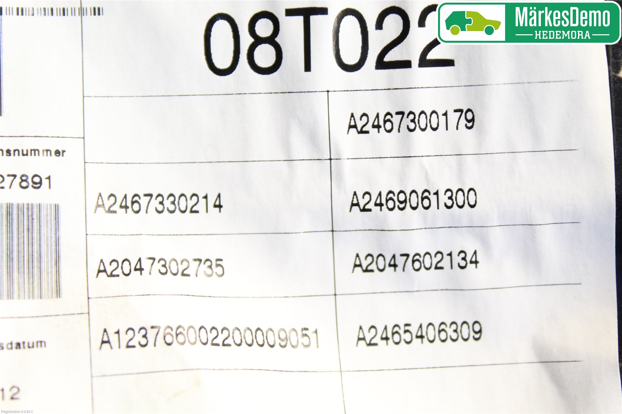 Mercedes-Benz MB B-KLASS (W246/W242) 12-19 Vindusheis El Komp