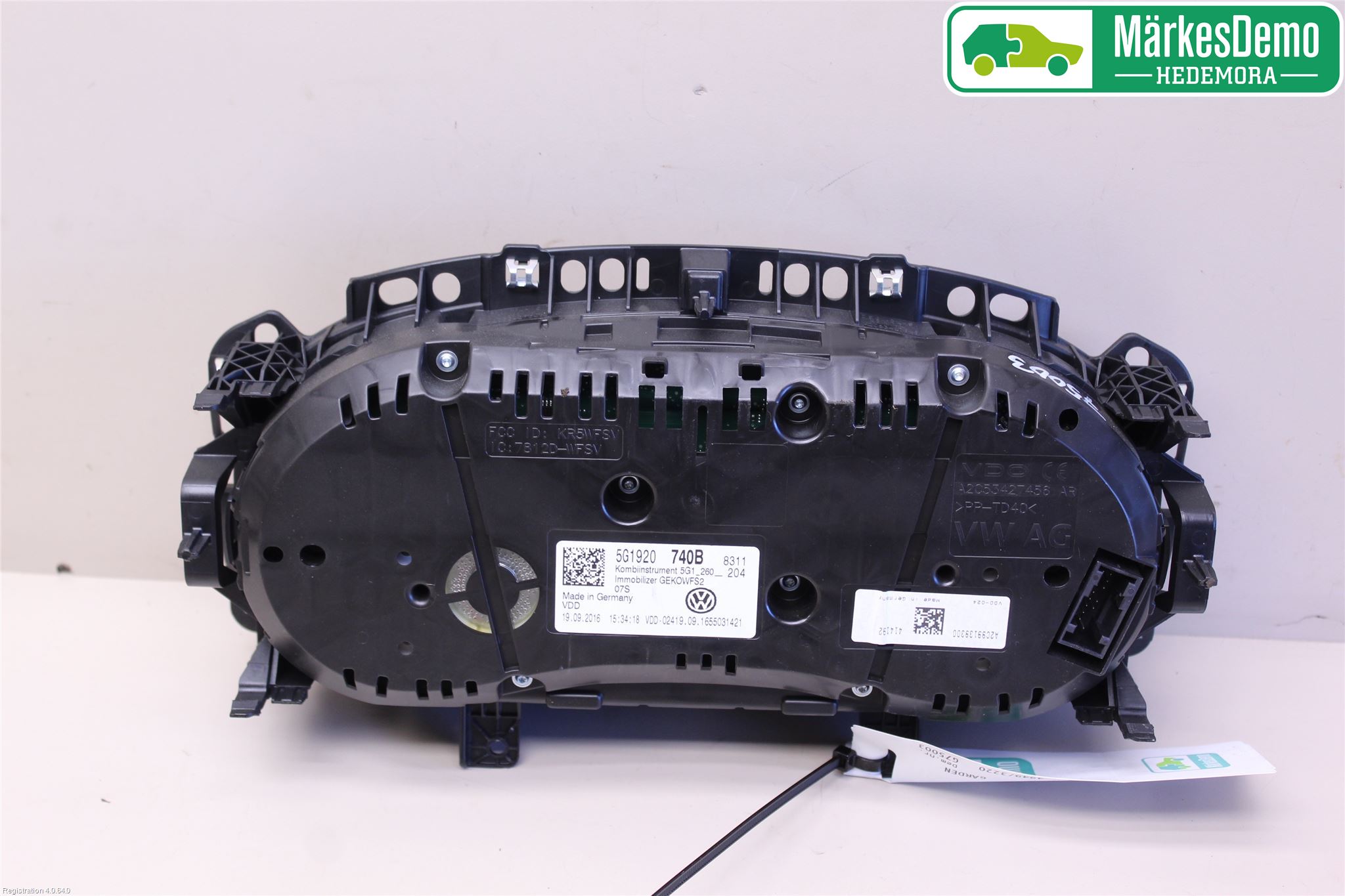 Volkswagen VW GOLF / E-GOLF VII 13-20 Instr Kombinert