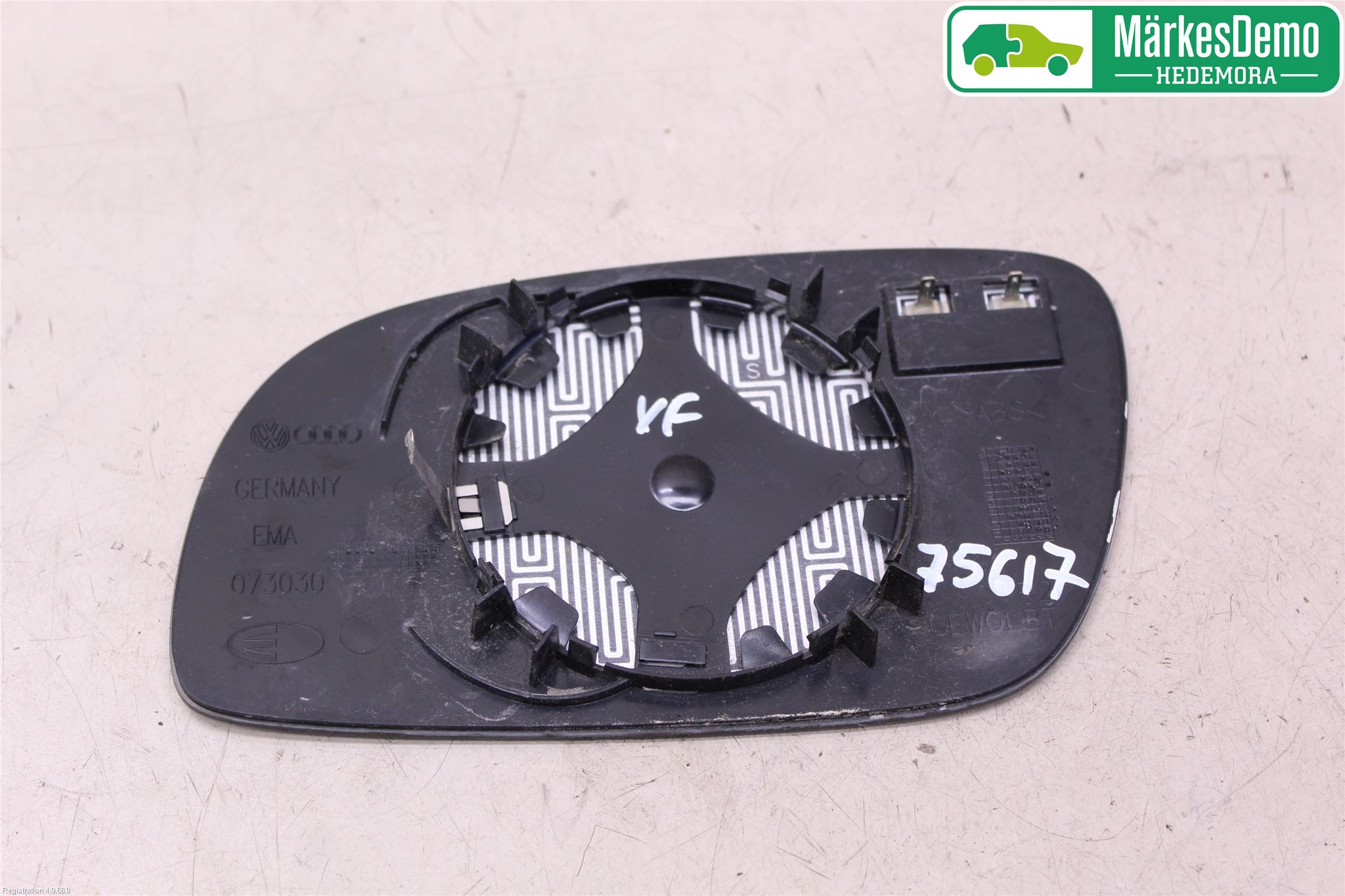 Volkswagen VW TOURAN 03-10 Speil Glass H