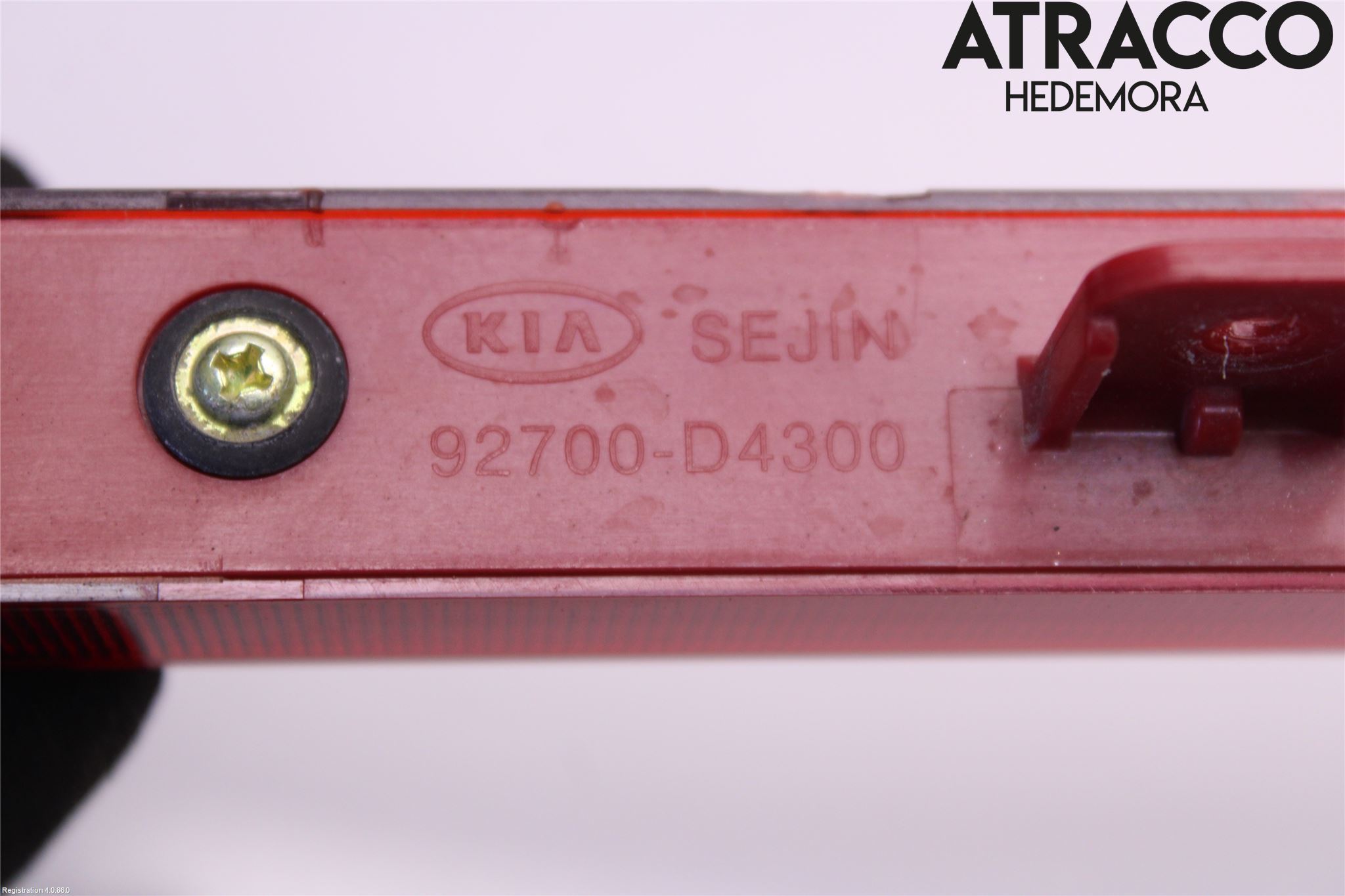 Kia OPTIMA 16-20 Bremselys Bakrute