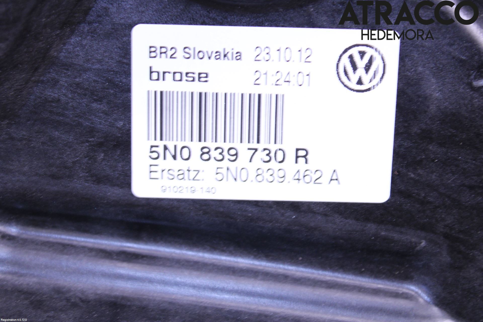 Volkswagen VW TIGUAN 07-16 Vindusheis El Komp