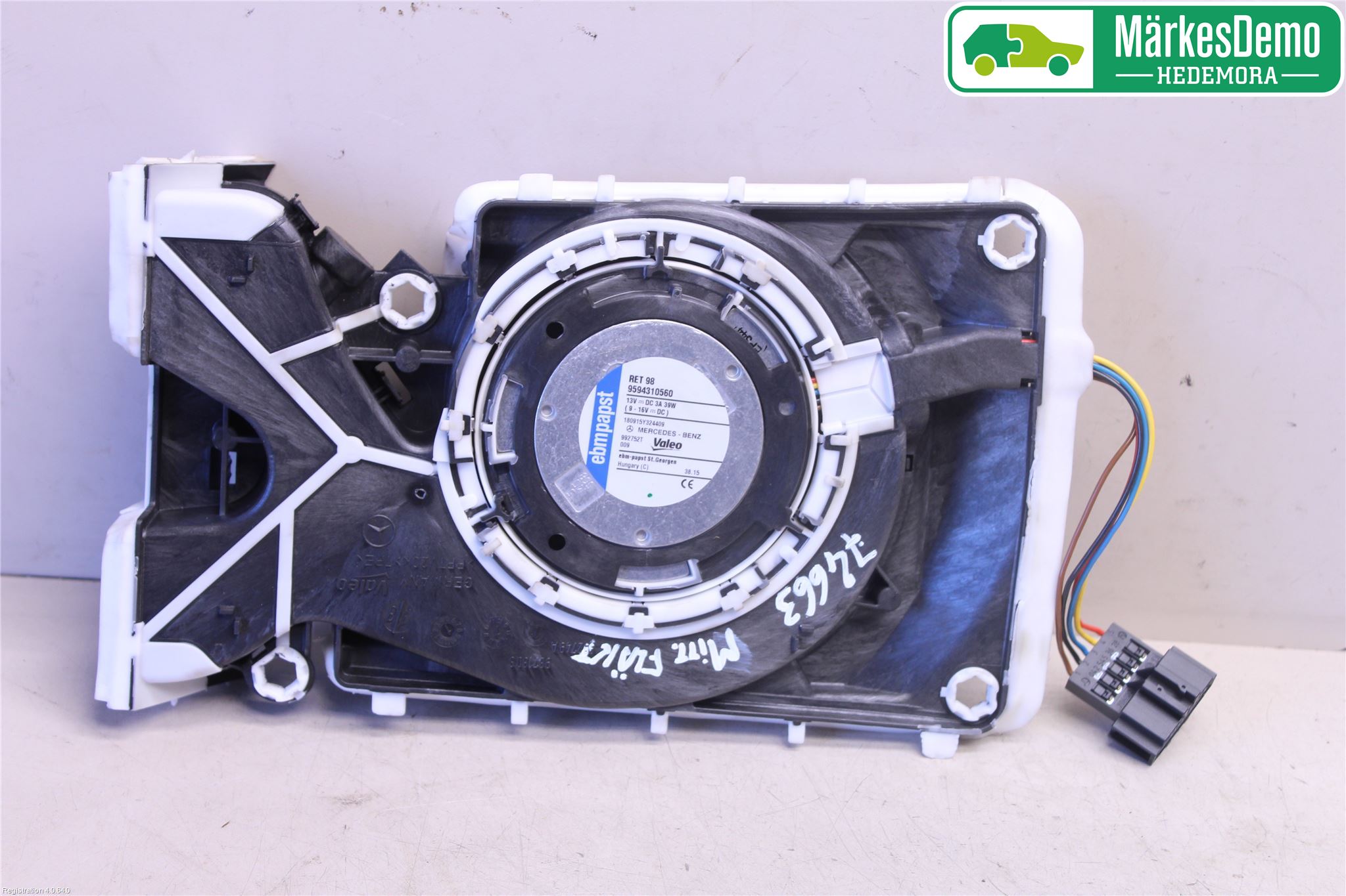 Mercedes-Benz MB E-KLASS (W212) 09-16 Varme Ac Varmeapparatvifte