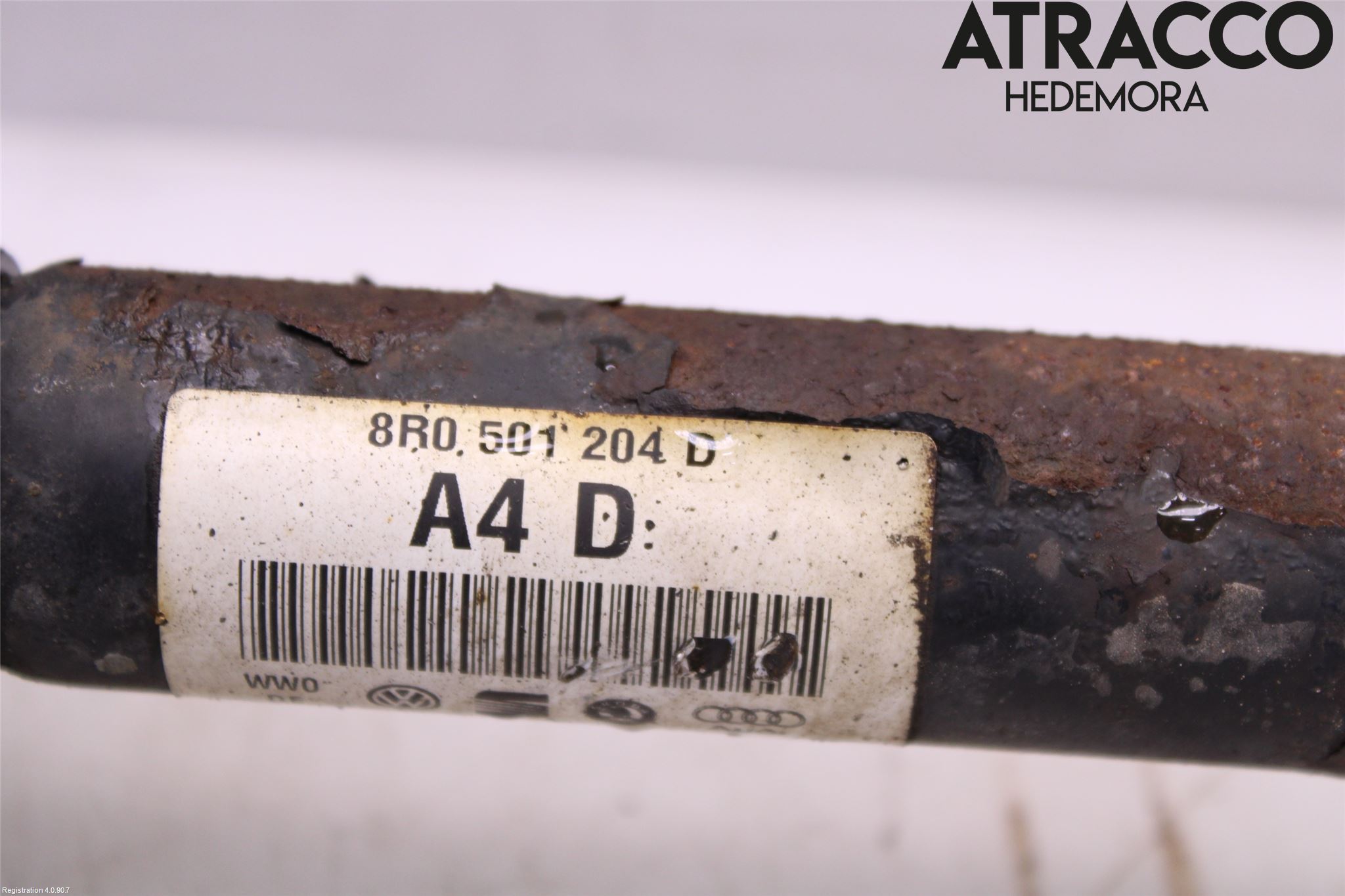 Audi A8/S8 4H 10-17 Drivaksel Bak Kompl Høyre