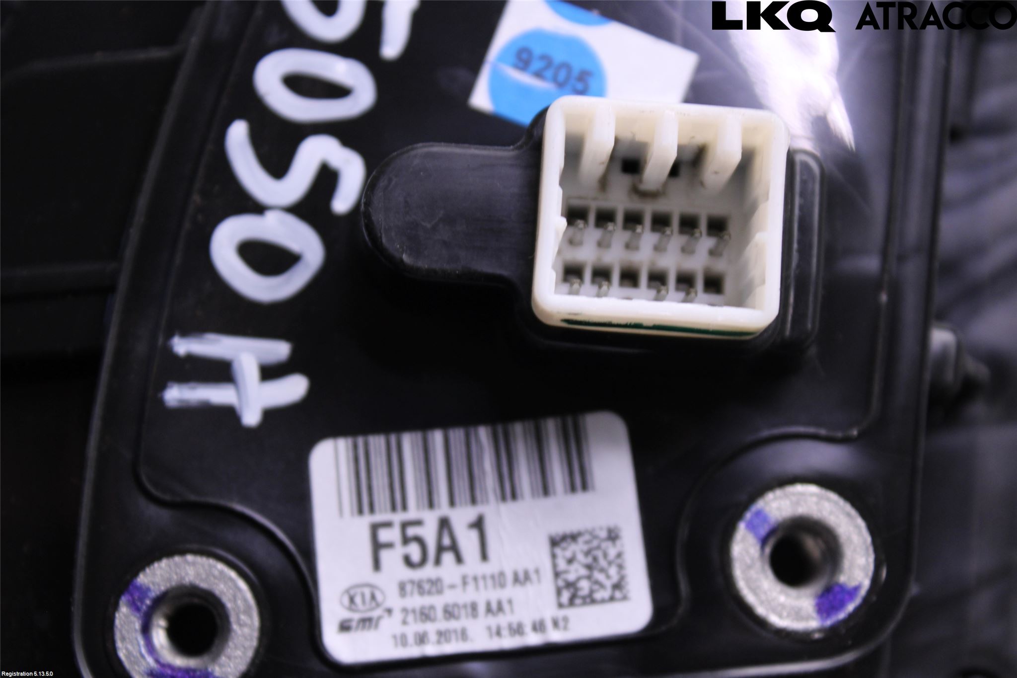 Kia SPORTAGE (QL) 16-21 Speil H M-El Justering