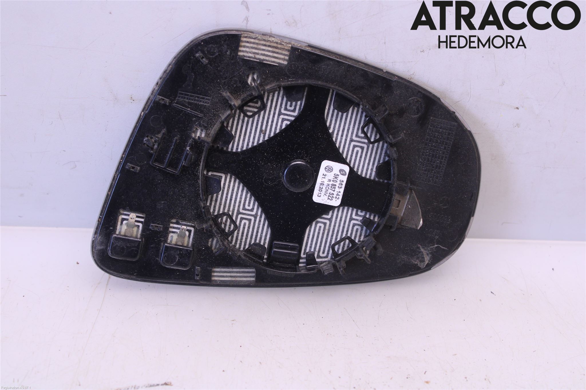 Volkswagen VW GOLF VI 09-13 Speil Glass H