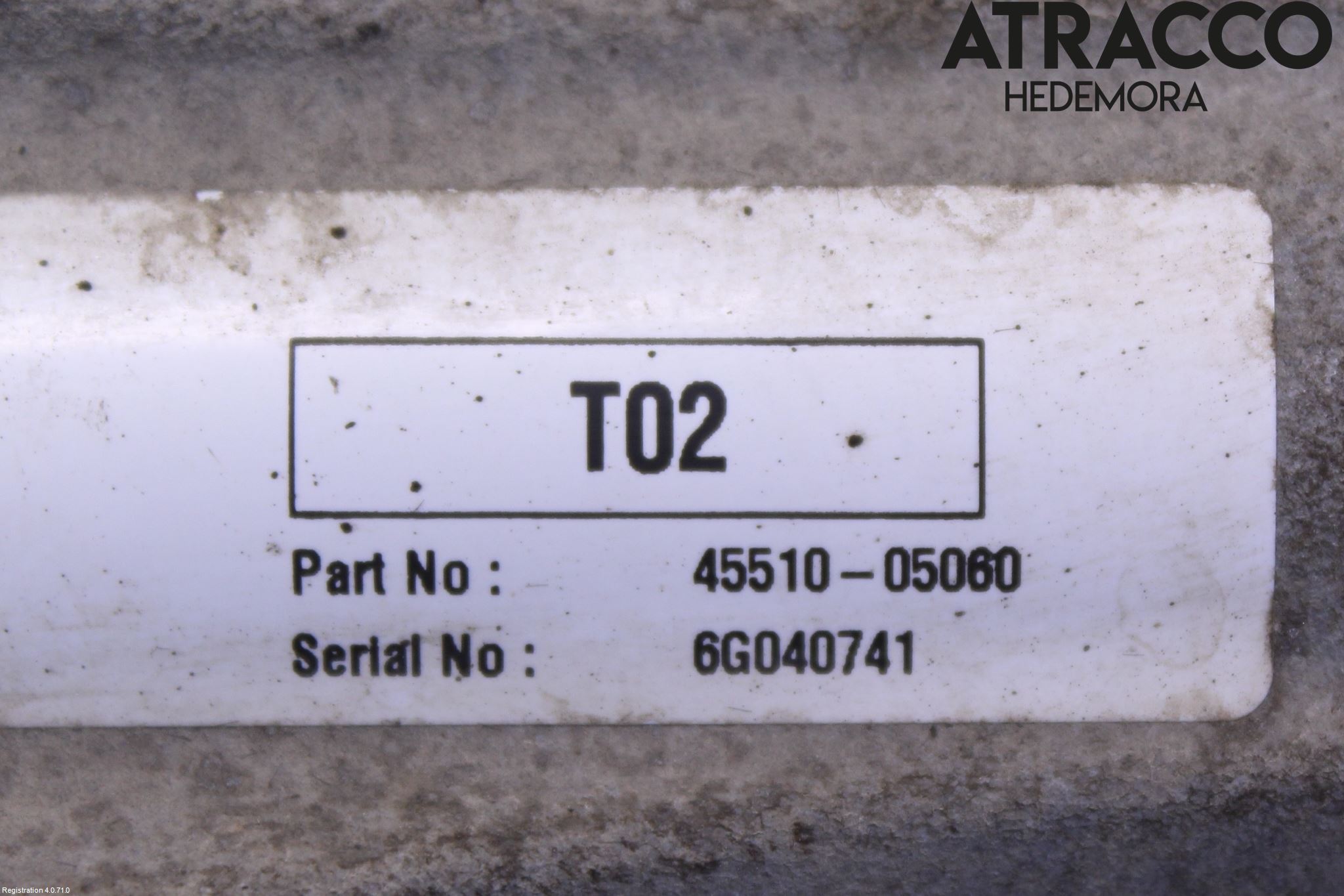 Toyota AVENSIS 16-18 Servo Snekke - Tannstang