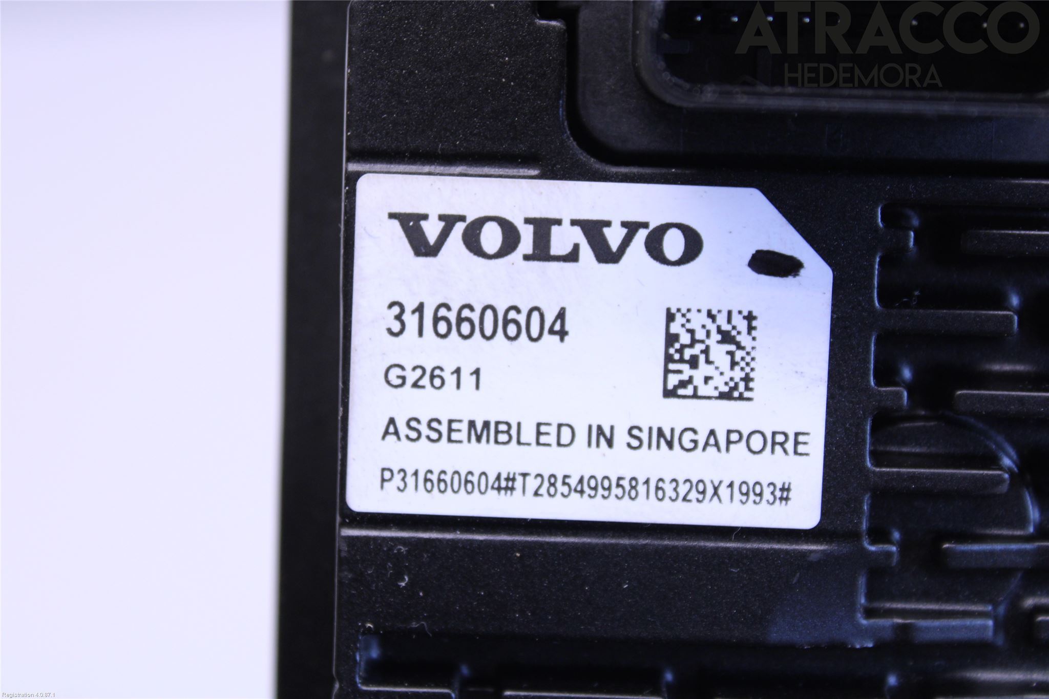 Volvo V90 17->> Sensor Kollisjonsbeskyttelse