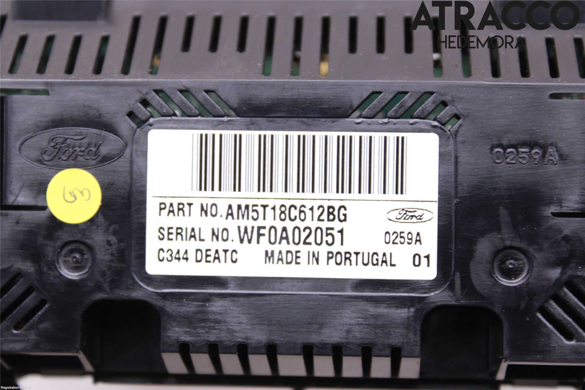 Ford GRAND C-MAX  11-14 Varme Ac Betjening-Display