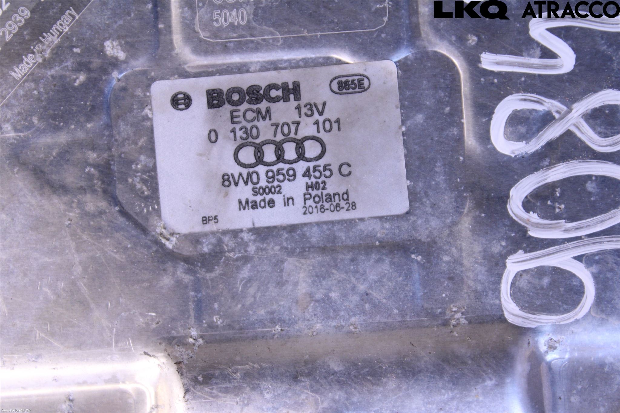 Audi A4/S4 B9 16-19 Kjølevifte Elektrisk