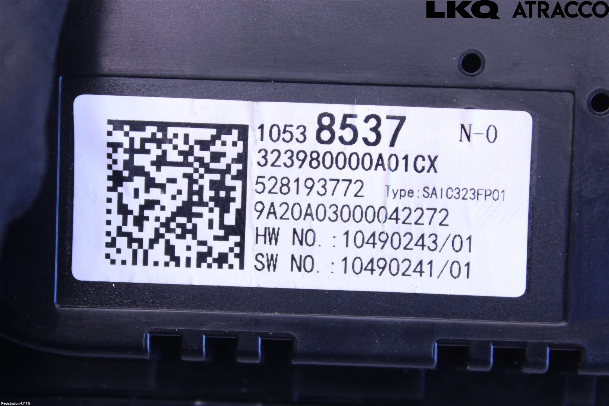 MG ZS EV 20- Varme Ac Betjening-Display