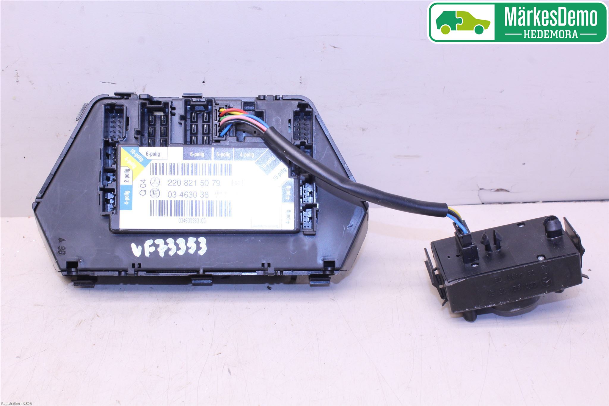 Mercedes-Benz MB S-KLASS (W220)  99-05 Bryter Sete Regulering