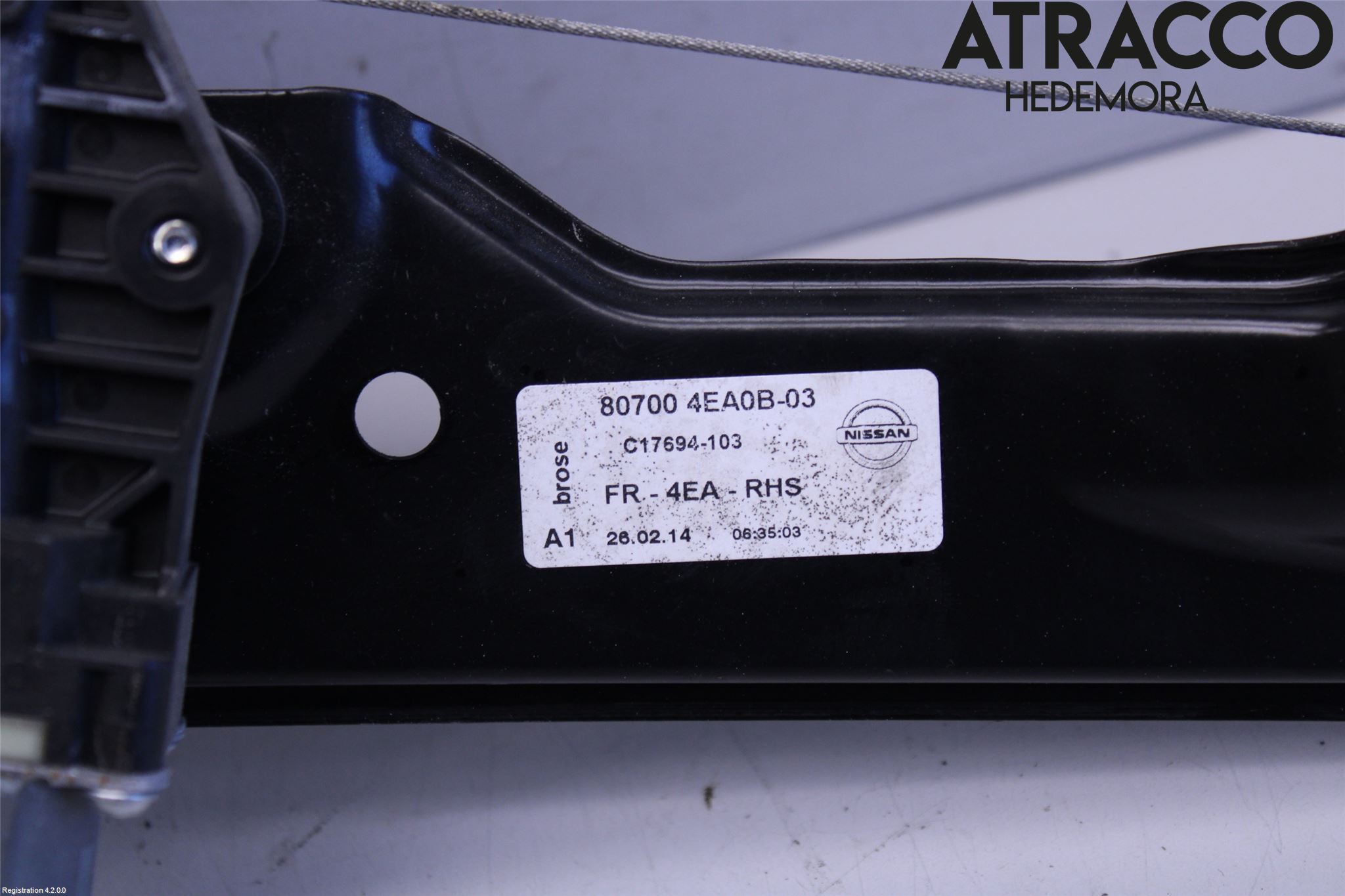 Nissan QASHQAI 14-17 Vindusheis El Komp