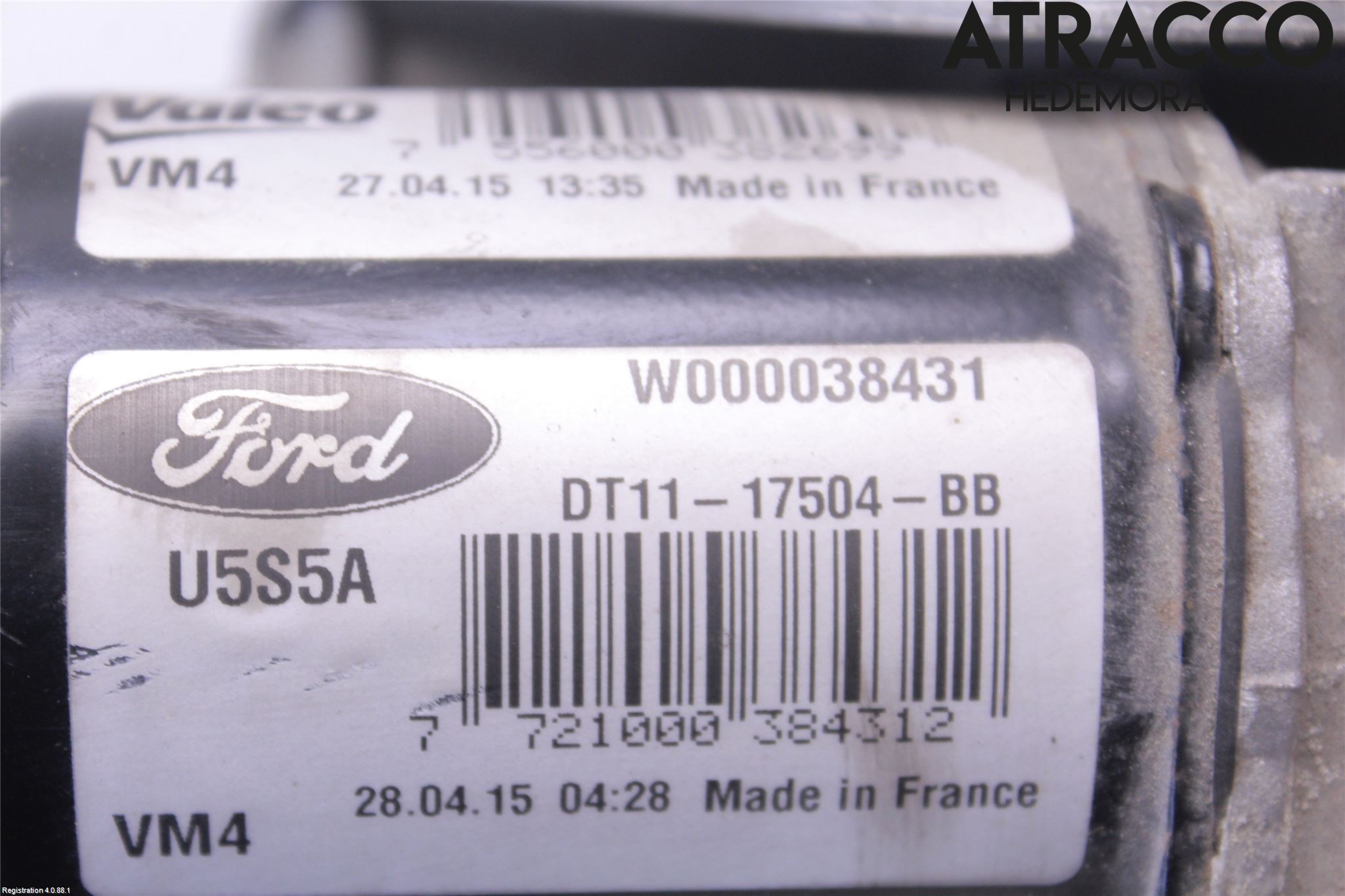 Ford TRANSIT/TOURNEO CONNECT 13-22 Viskermotor Frontrute