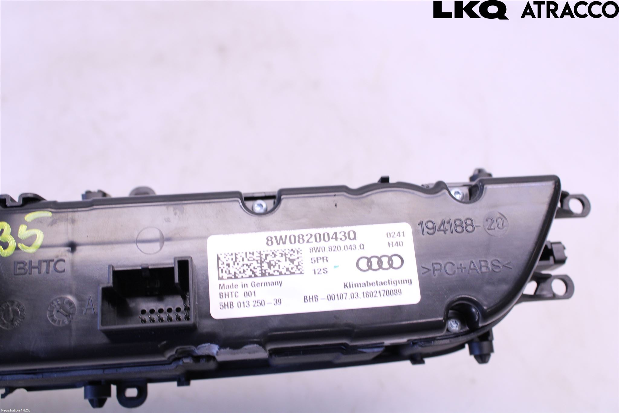 Audi A4/S4 B9 16-19 Varme Ac Betjening-Display