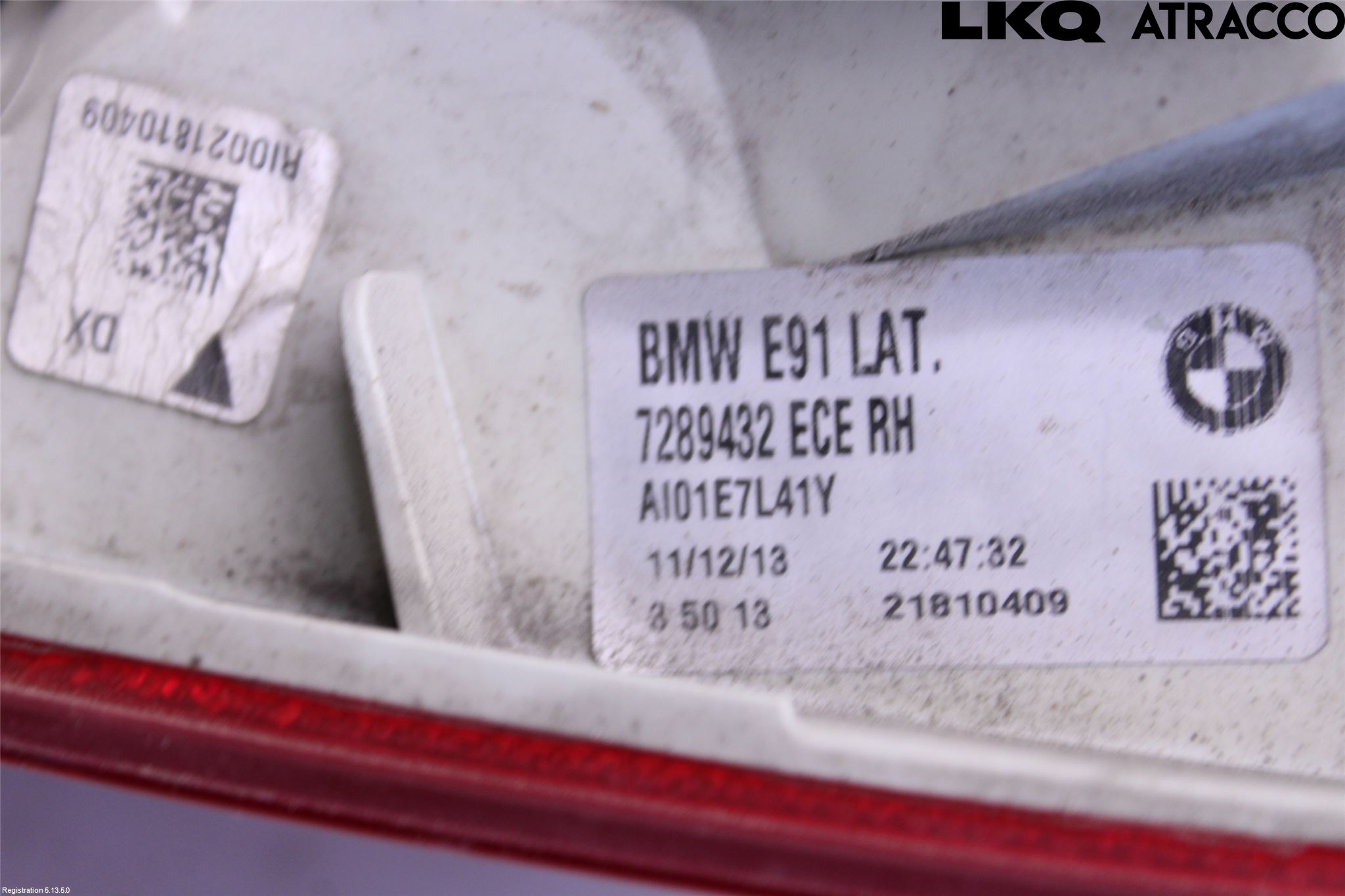 BMW 3 E90/91 SED/TOU 05-12 Baklykt Høyre