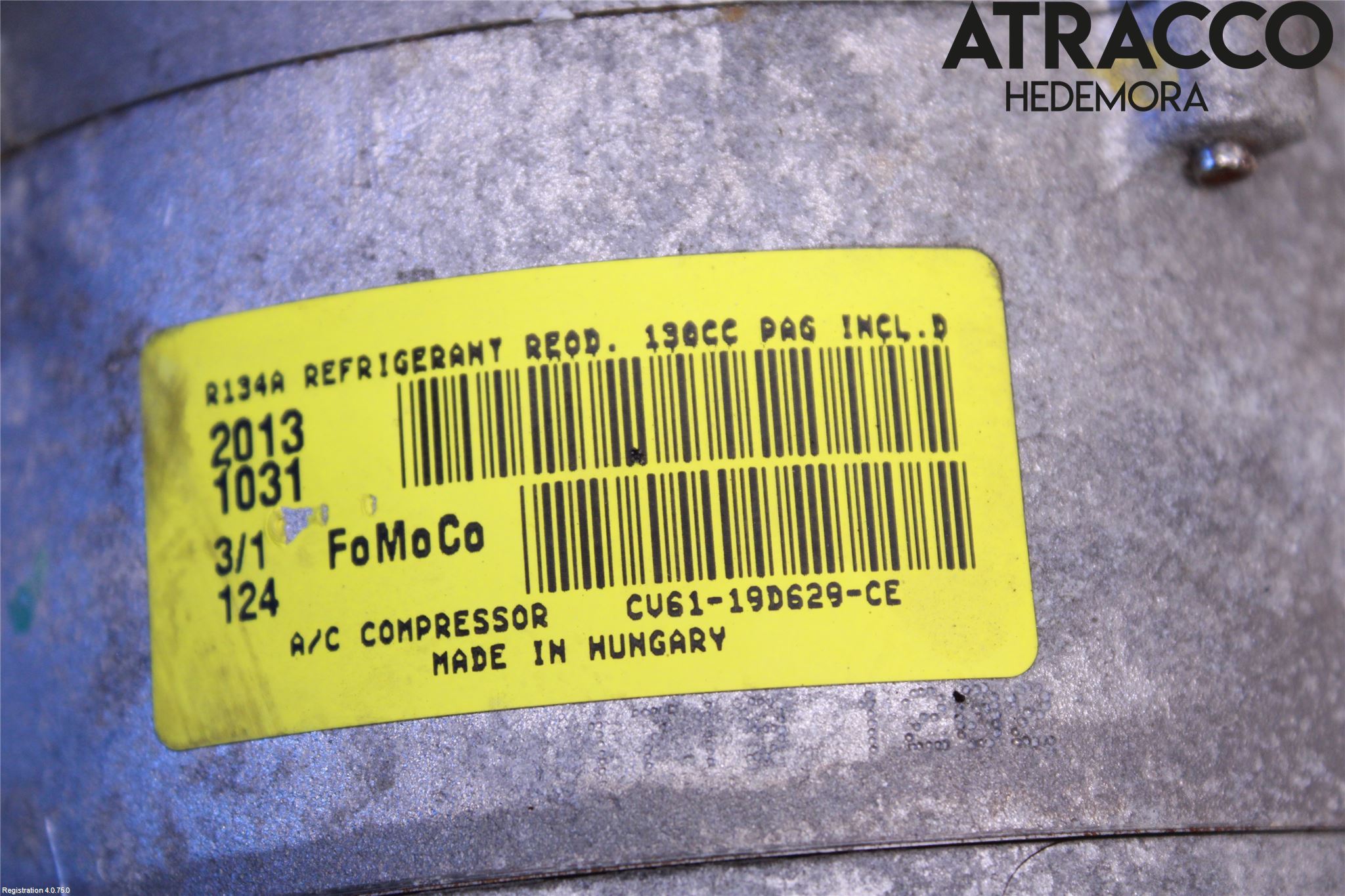 Ford KUGA 13-16 Varme Ac Kompressor