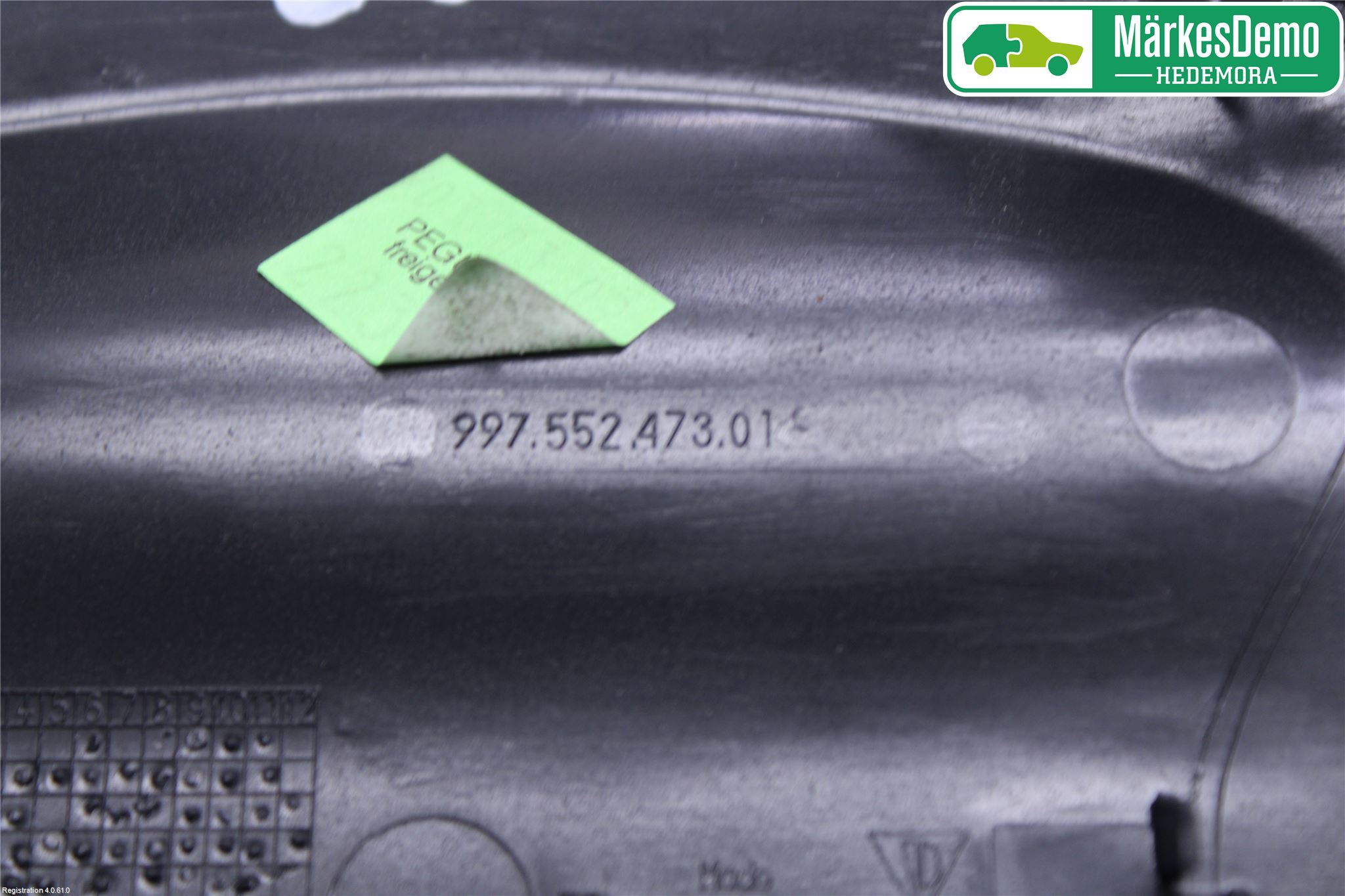 Porsche 911 64- Rattdeksel - Deksler