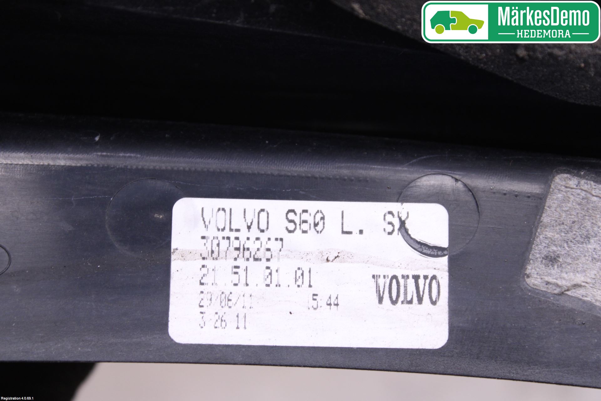 Volvo S60 11-13 Baklykt Venstre