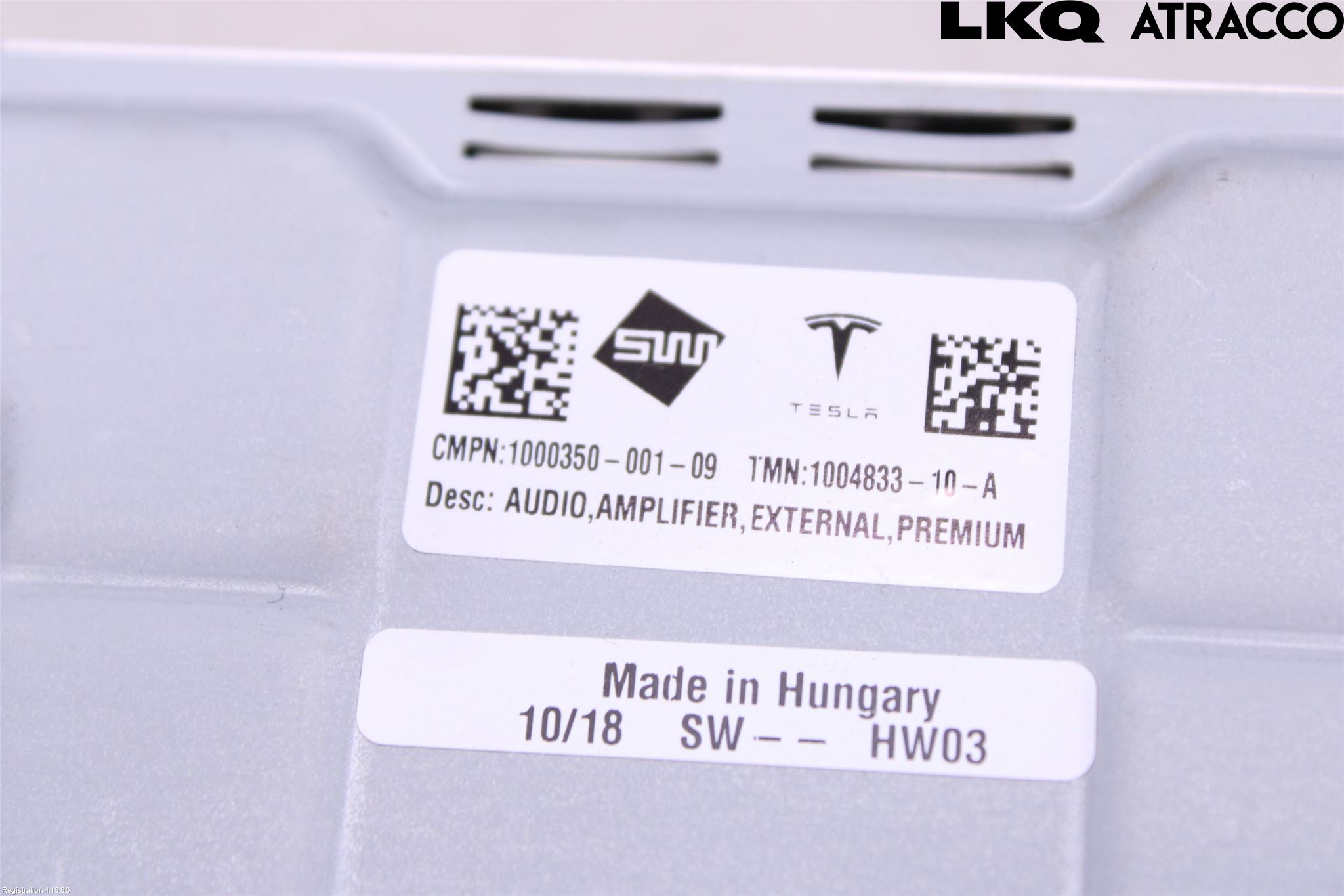 Tesla MODEL X 16- Stereo Forsterker