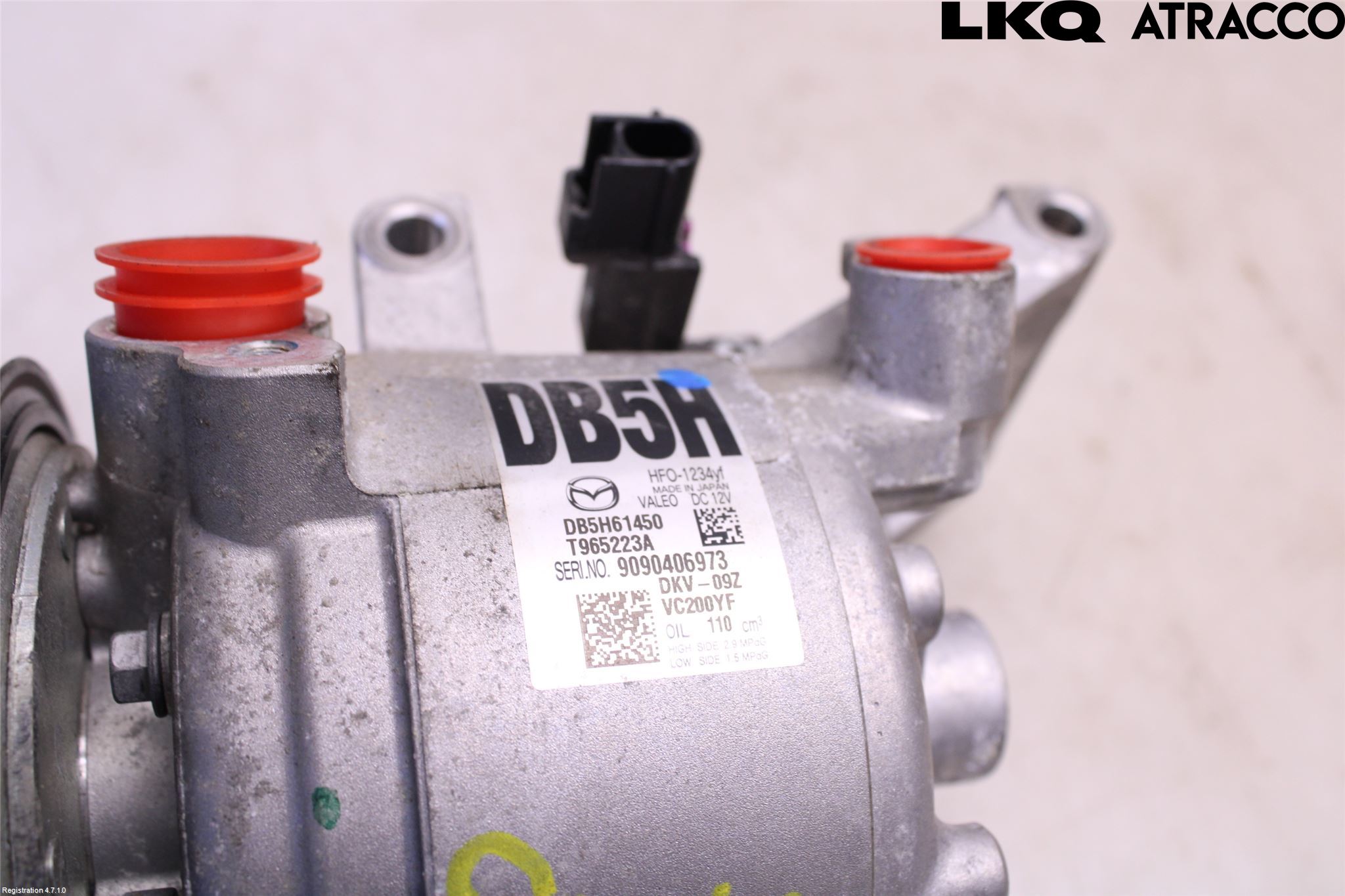 Mazda 2 (DJ) 15-22 Varme Ac Kompressor