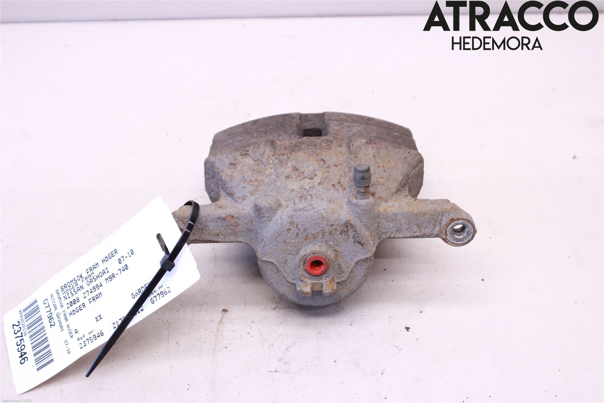Nissan QASHQAI   07-10 Bremsecaliper Foran Høyre