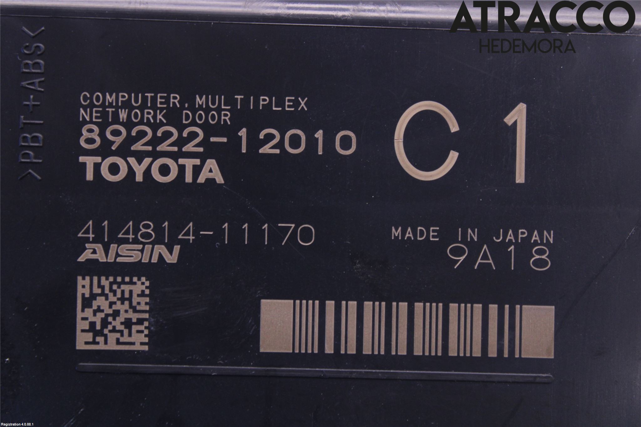 Toyota COROLLA 19- Styreenhet Bakluke