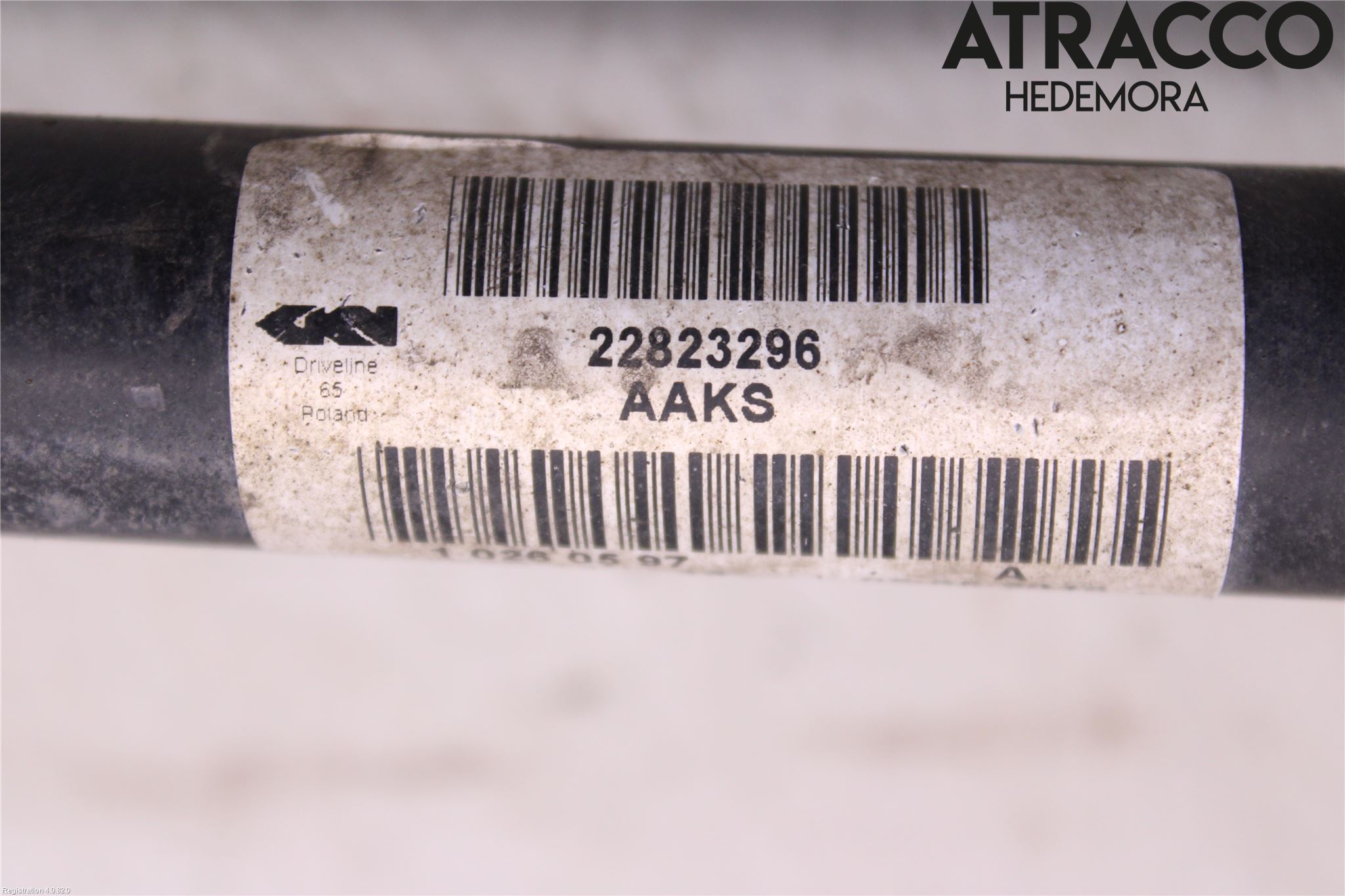 Opel INSIGNIA 09-16 Drivaksel Bak Kompl Venstre