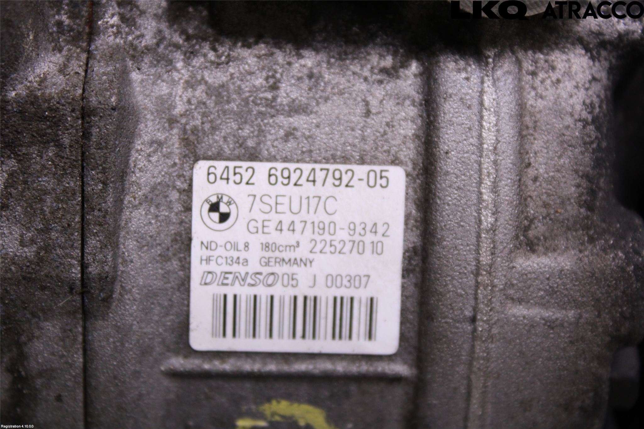 BMW 3 E90/91 SED/TOU 05-12 Varme Ac Kompressor