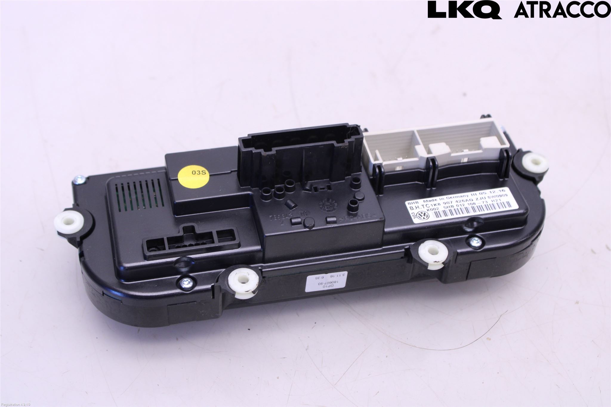 Volkswagen VW CADDY 16-20 Varme Ac Betjening-Display