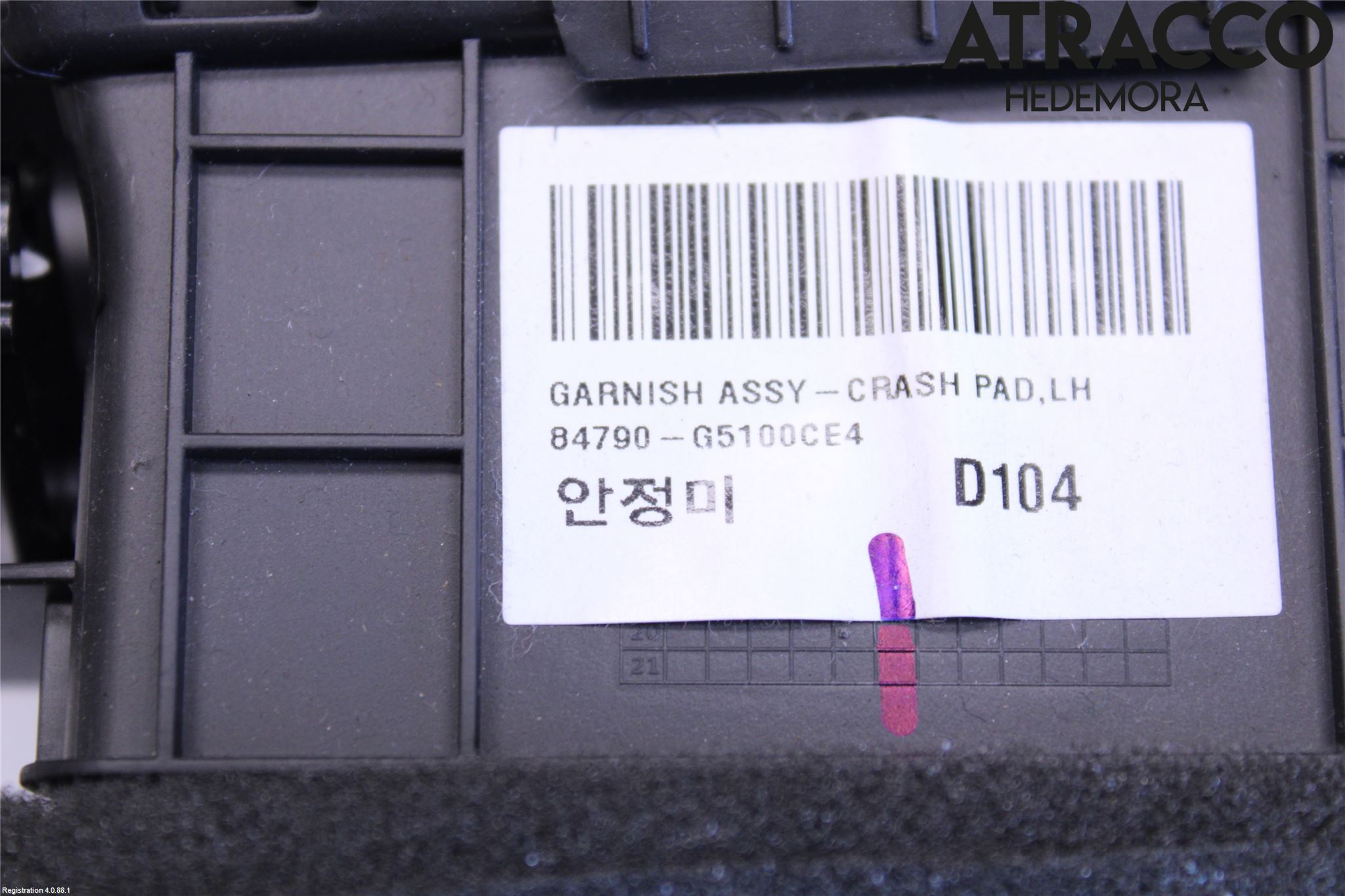 Kia NIRO (DE) 17-22 Dashbord Kanal - Dyse