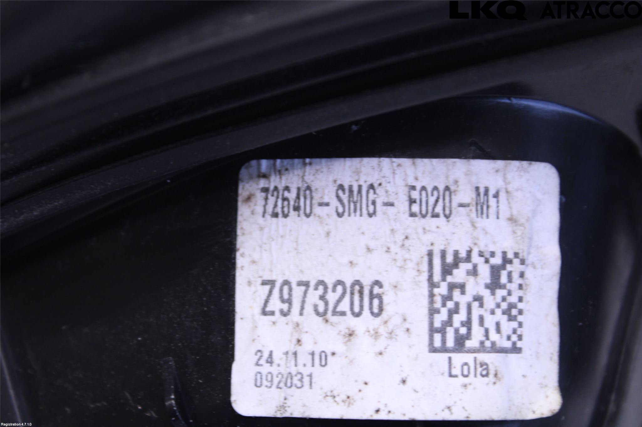 Honda CIVIC 06-11 Dørhandtak Ytre Høyre
