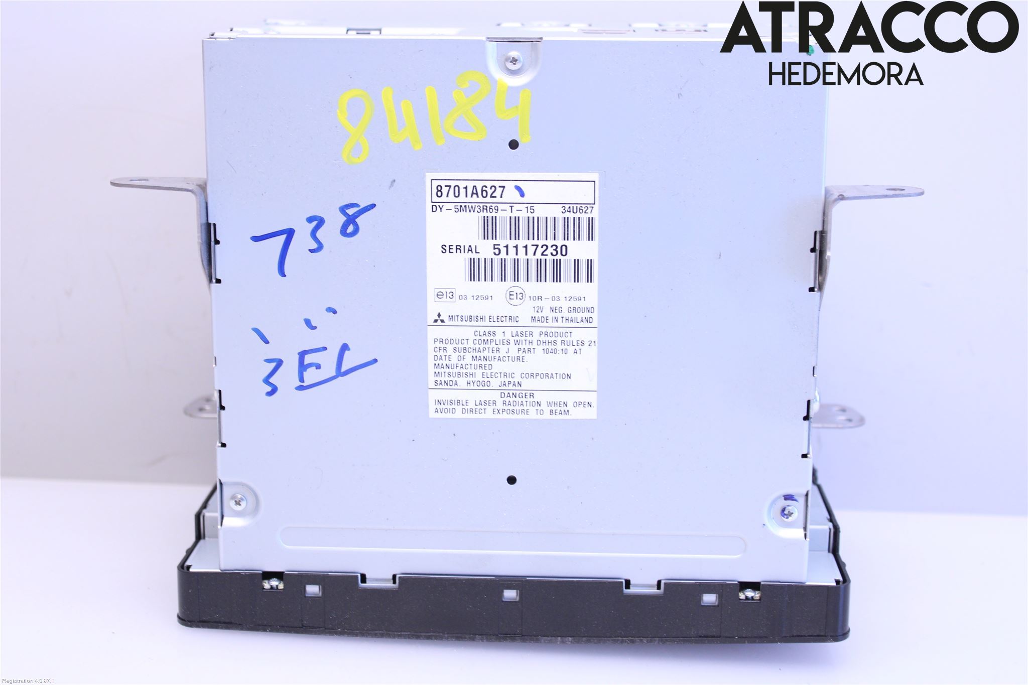 Mitsubishi ASX 10-22 Stereo Radio Med Cd