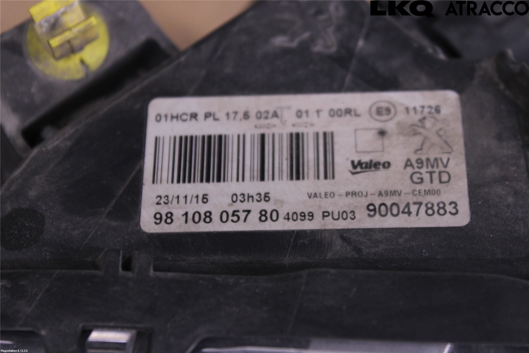 Peugeot PEUGOT 208 16-19 Frontlykt Venstre