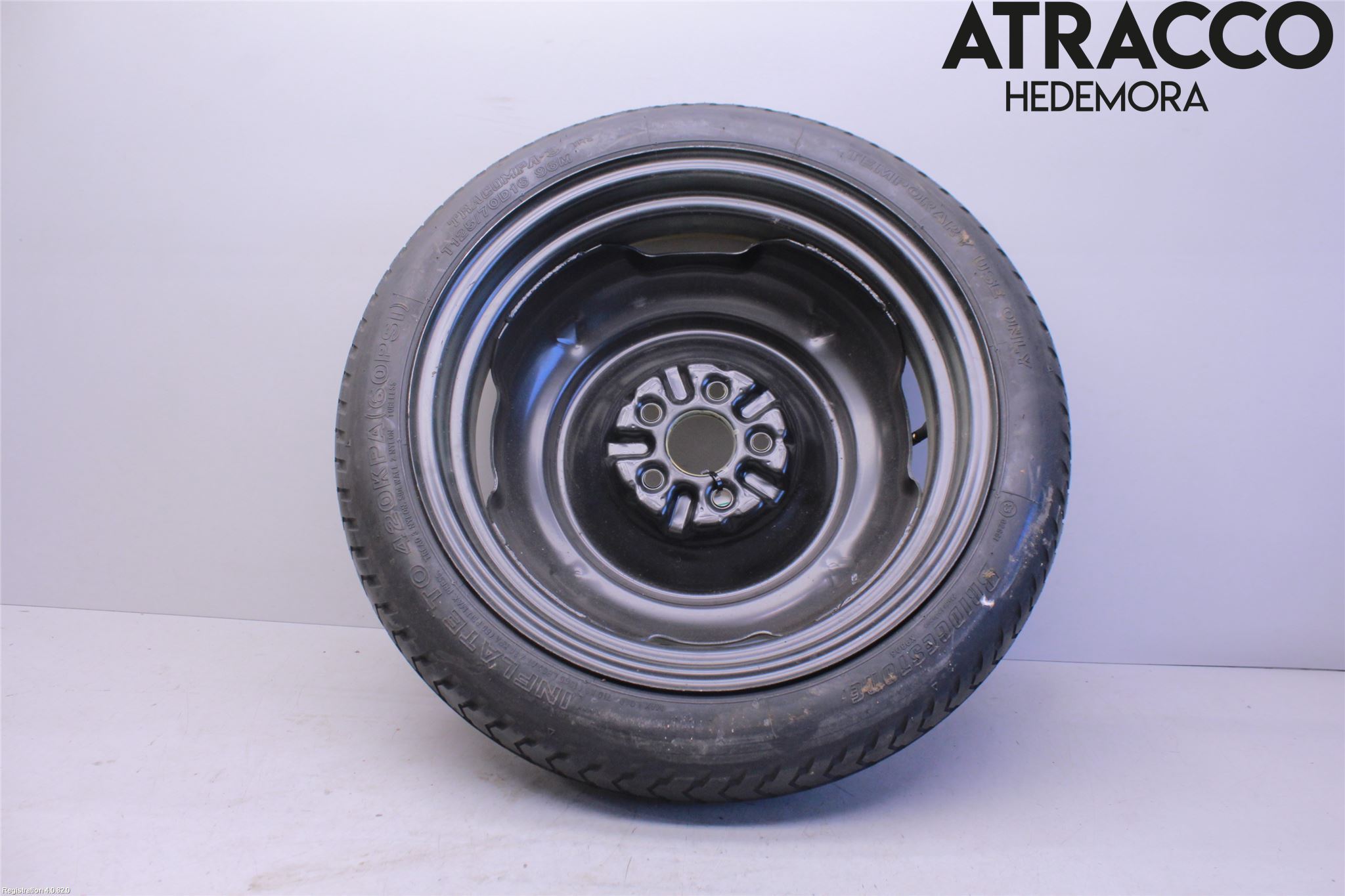 Toyota PRIUS NWH20 04-08 Hjul Reservehjul Minitype