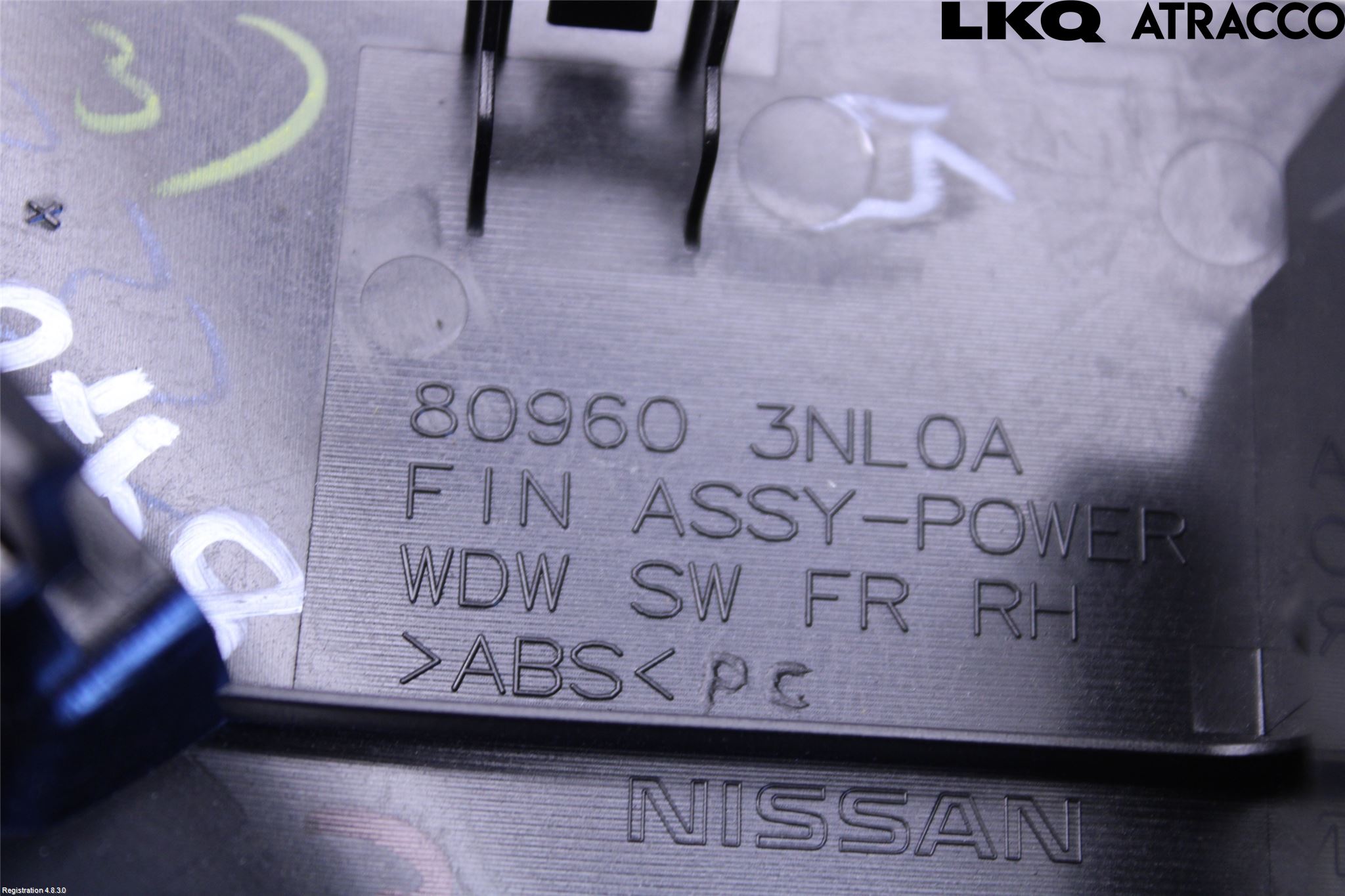 Nissan LEAF 18- Bryter Vindusheis