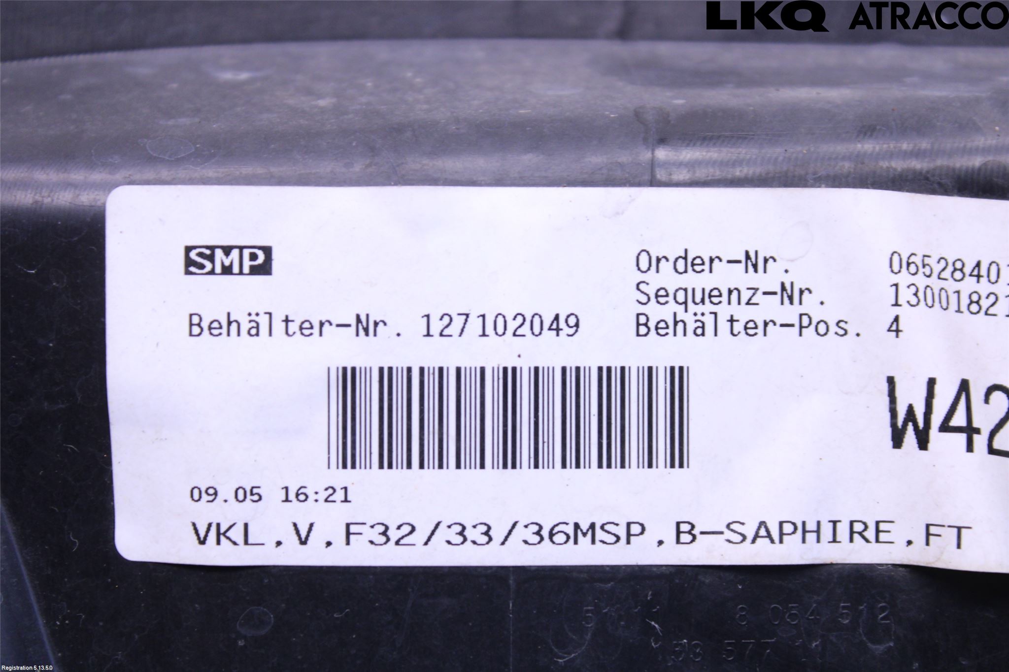 BMW 4 F32/F33/F82/F83 13-20 Støtfanger Foran Hjørne Høyr