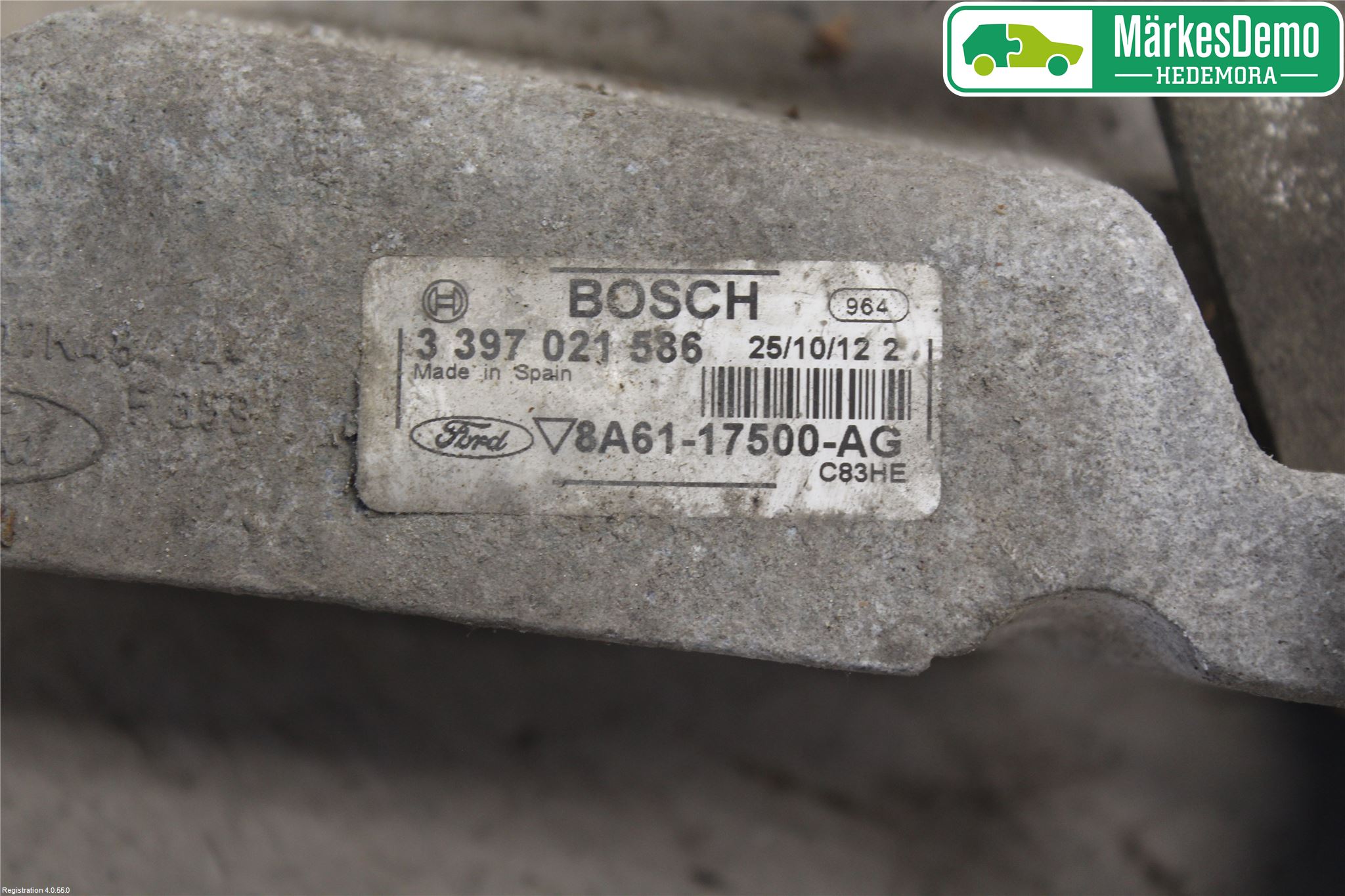 Ford FIESTA 13-17 Viskeroverføring Frontrute