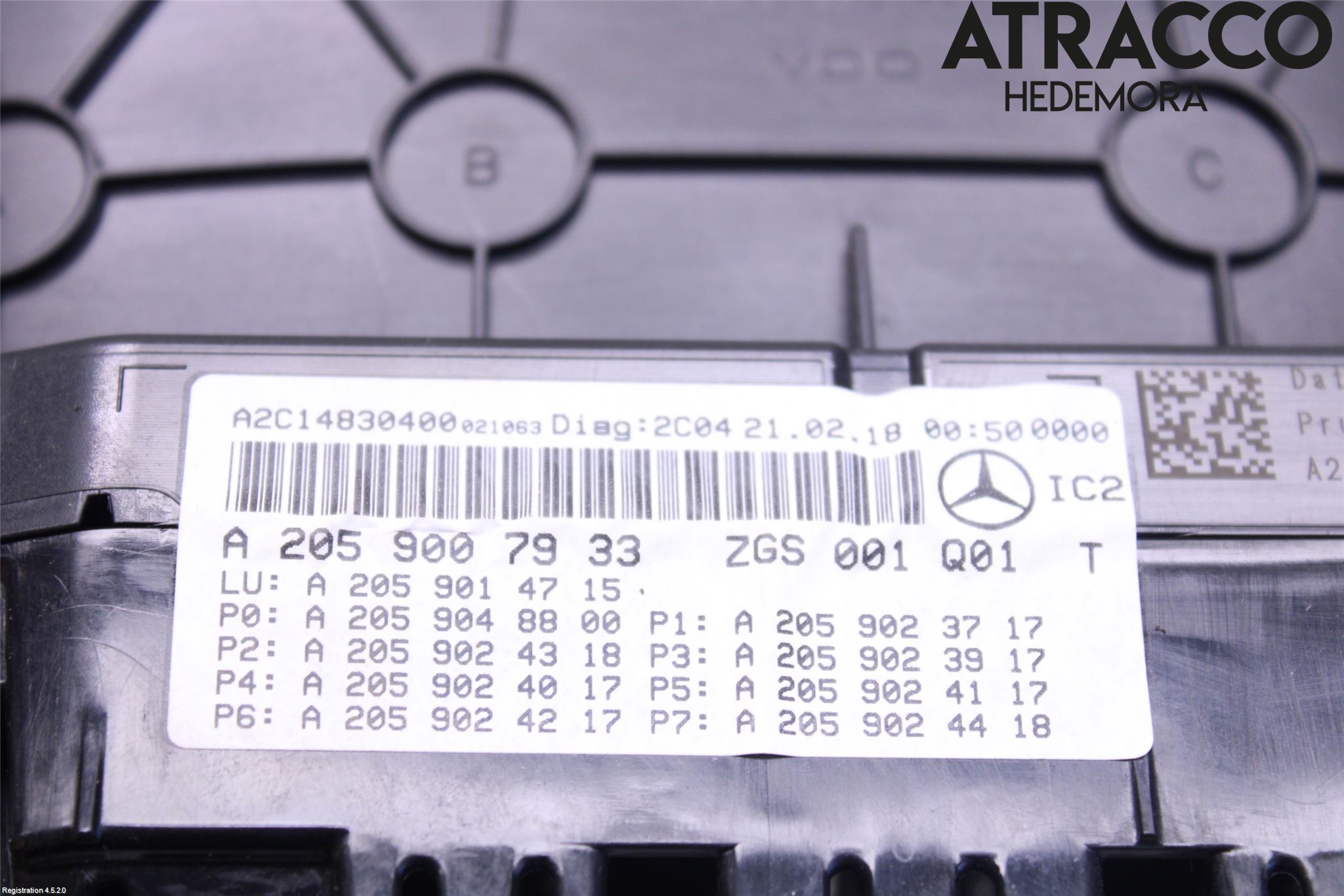 Mercedes-Benz MB GLC-KLASS (X253/C253) 15-22 Instr Kombinert